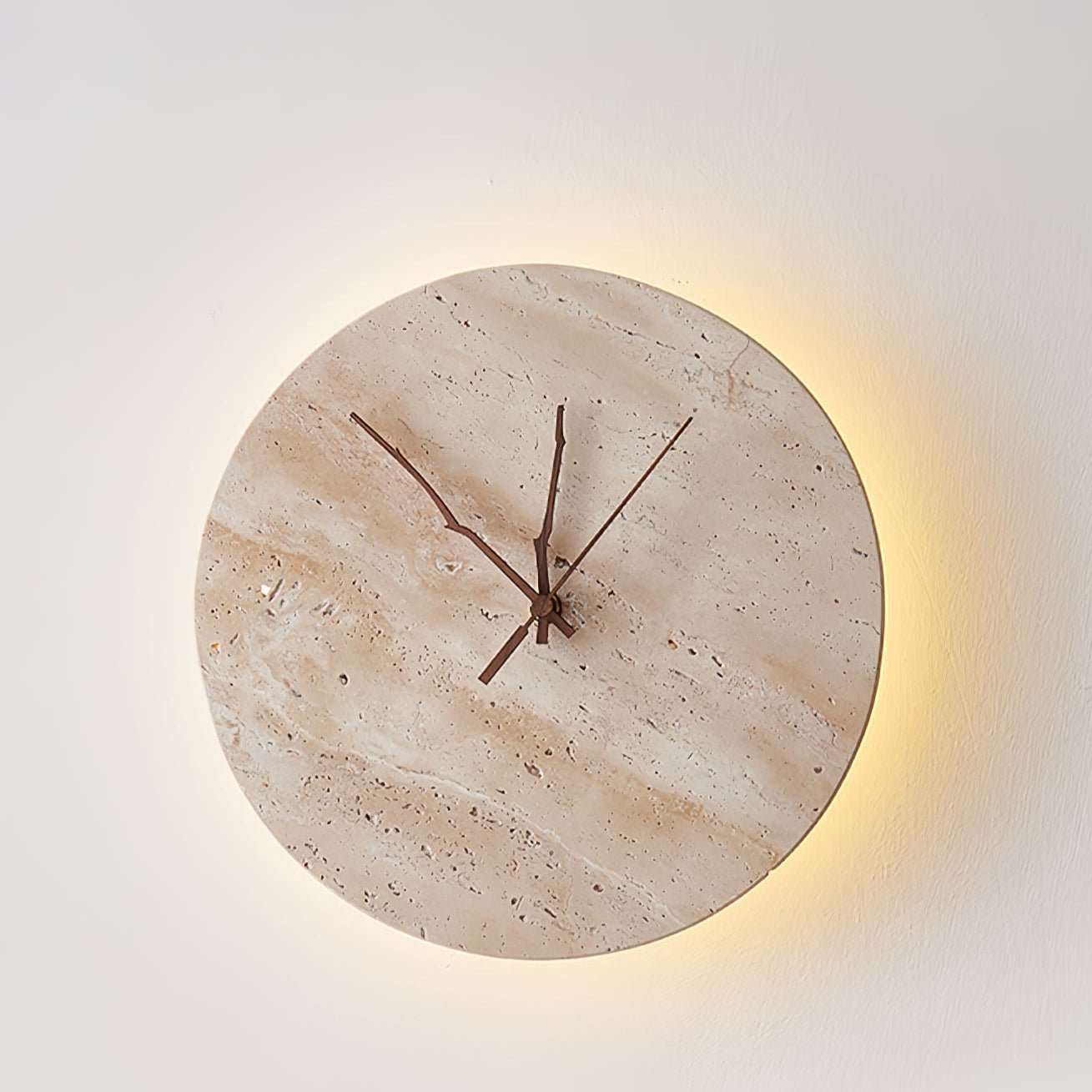 Volira Minimalist Travertine Wall Light - Blowlighting