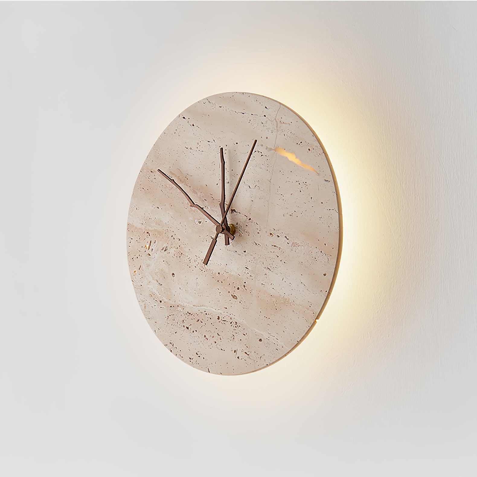 Volira Minimalist Travertine Wall Light - Blowlighting