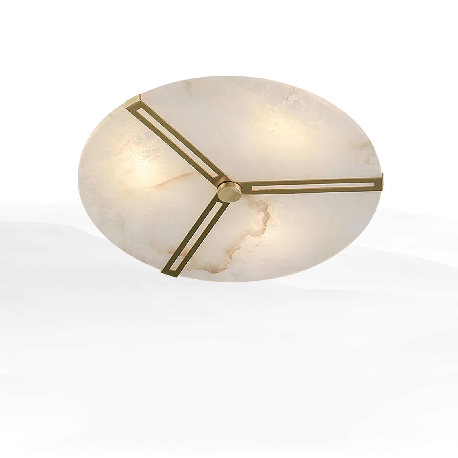Aveline Alabaster Flush Mount Ceiling Light - Blowlighting
