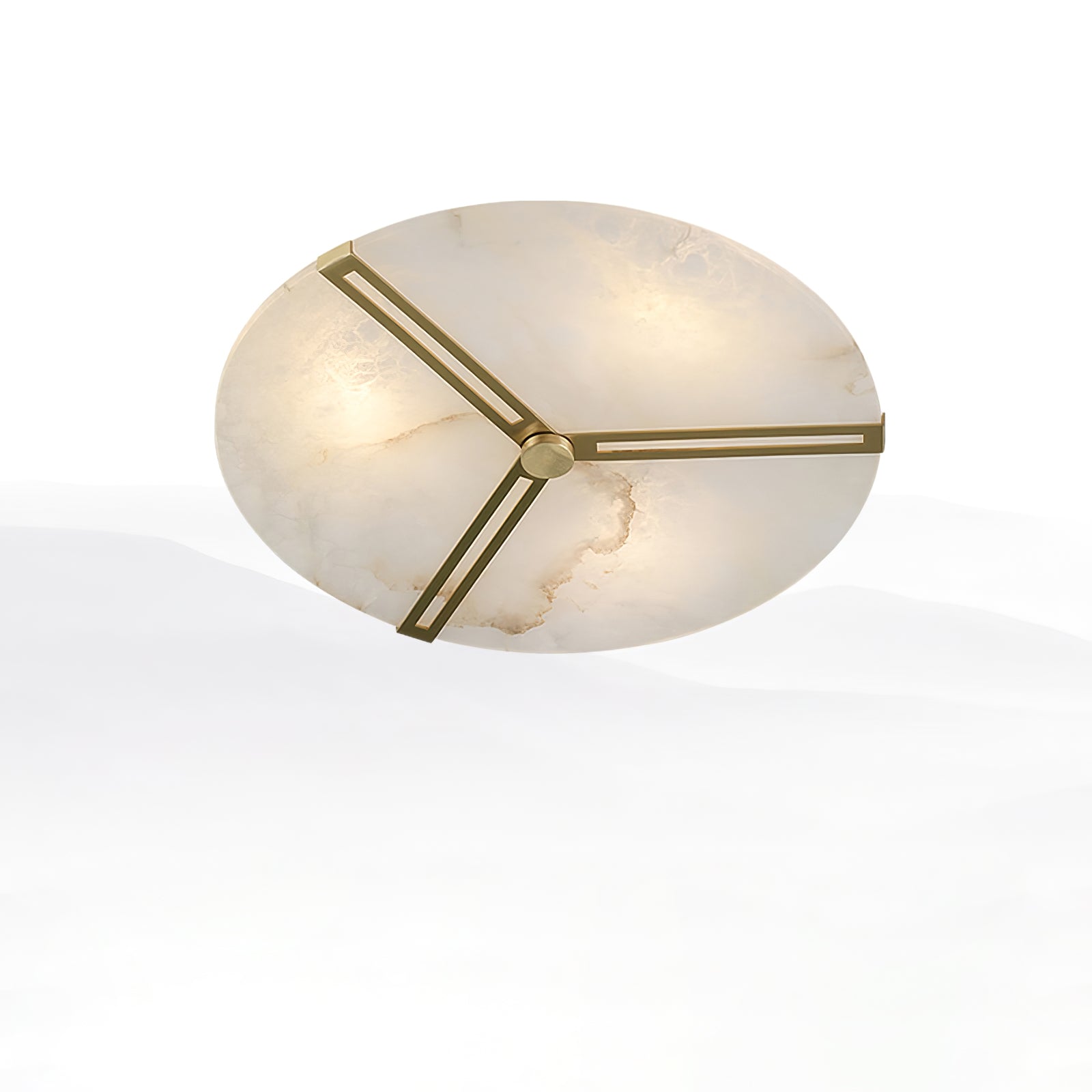 Aveline Alabaster Flush Mount Ceiling Light - Blowlighting
