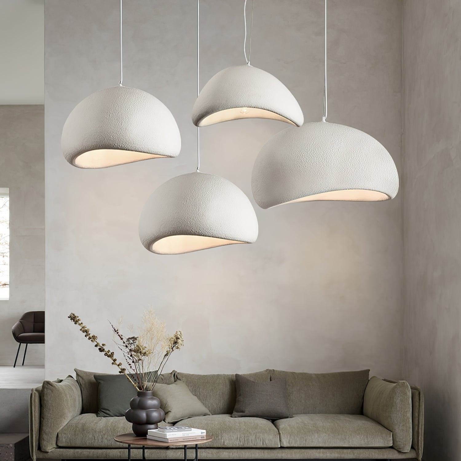 Ivinan Minimalist Cloud Style B Metal Pendant Light - Blowlighting