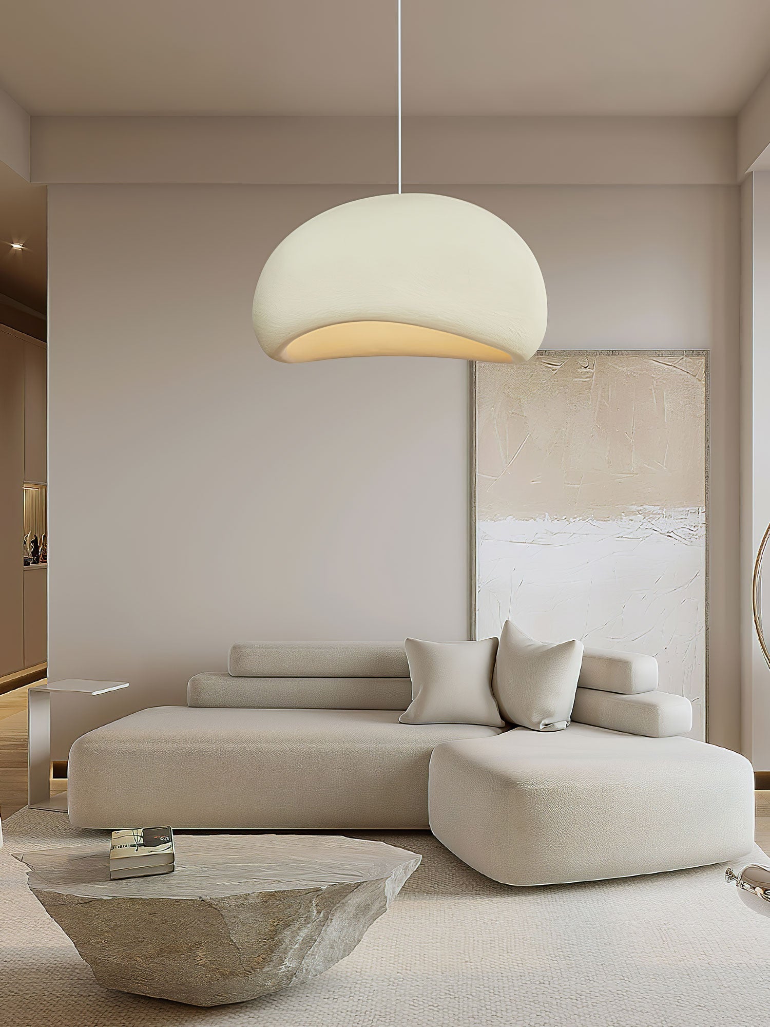 Ivinan Minimalist Cloud Style B Metal Pendant Light - Blowlighting