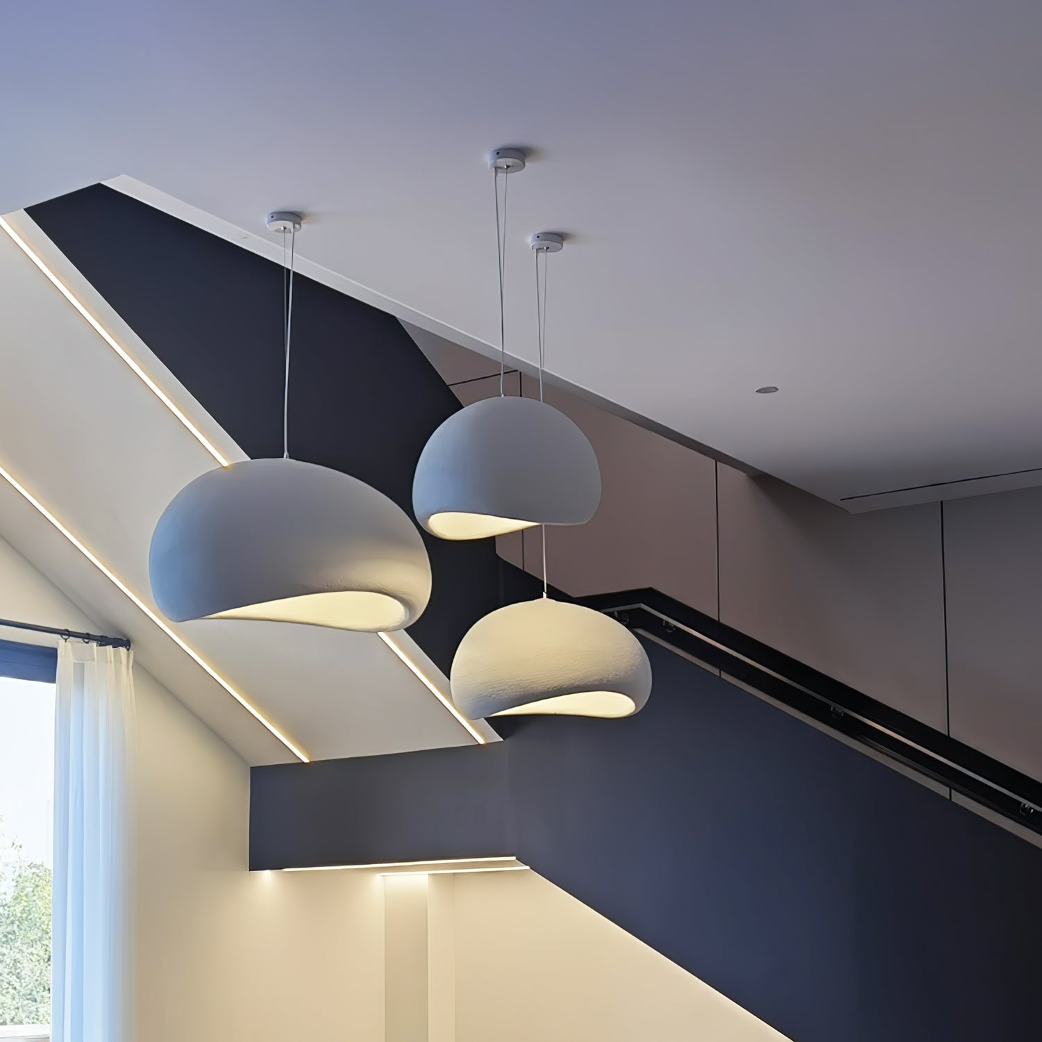 Ivinan Minimalist Cloud Style B Metal Pendant Light - Blowlighting