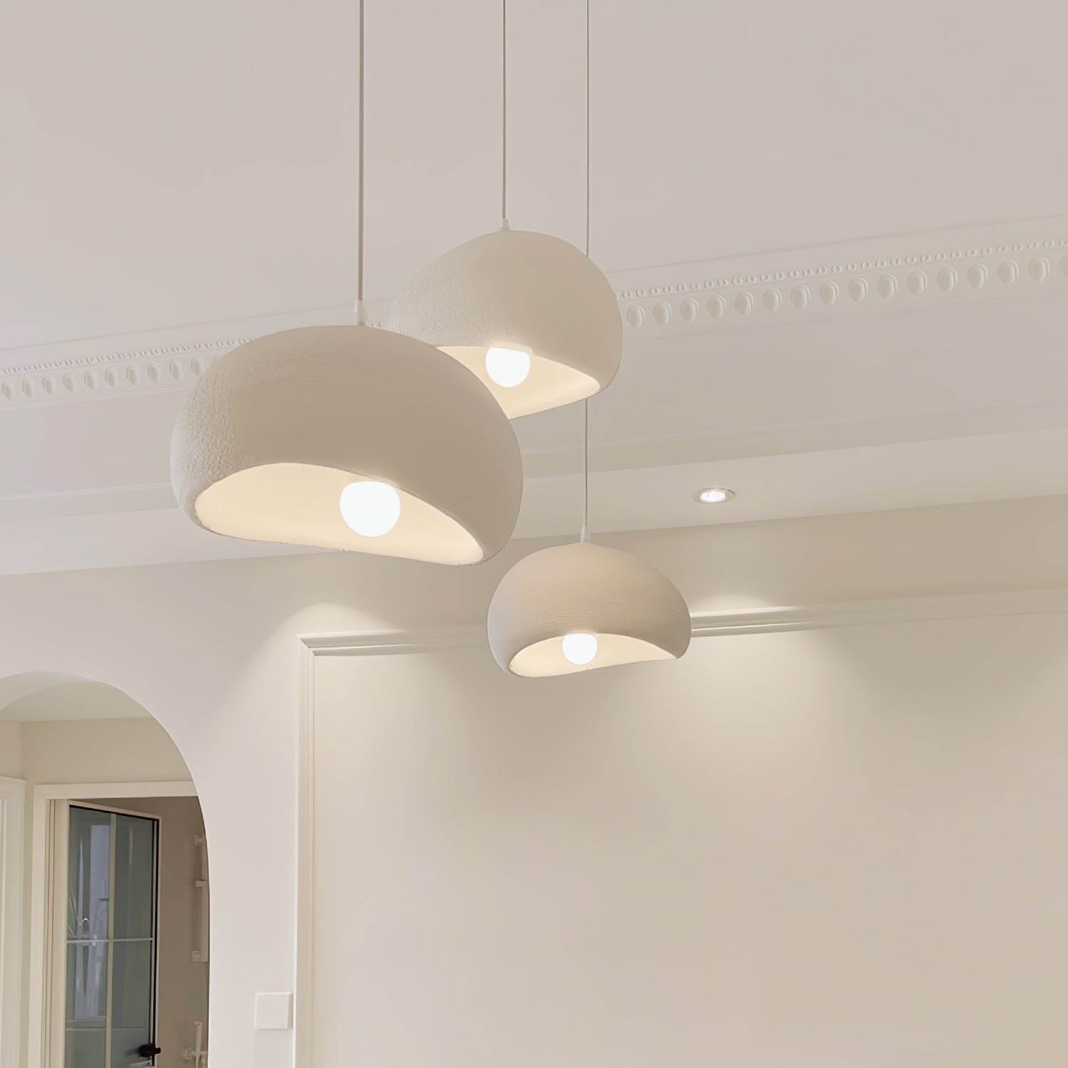 Ivinan Minimalist Cloud Style B Metal Pendant Light - Blowlighting