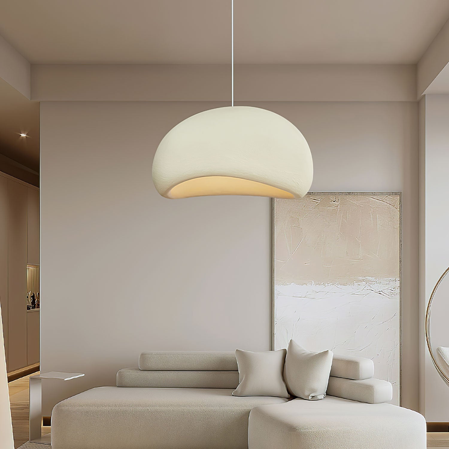 Ivinan Minimalist Cloud Style B Metal Pendant Light - Blowlighting