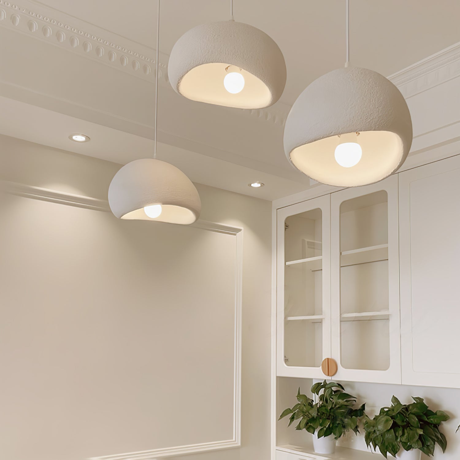 Ivinan Minimalist Cloud Style B Metal Pendant Light - Blowlighting