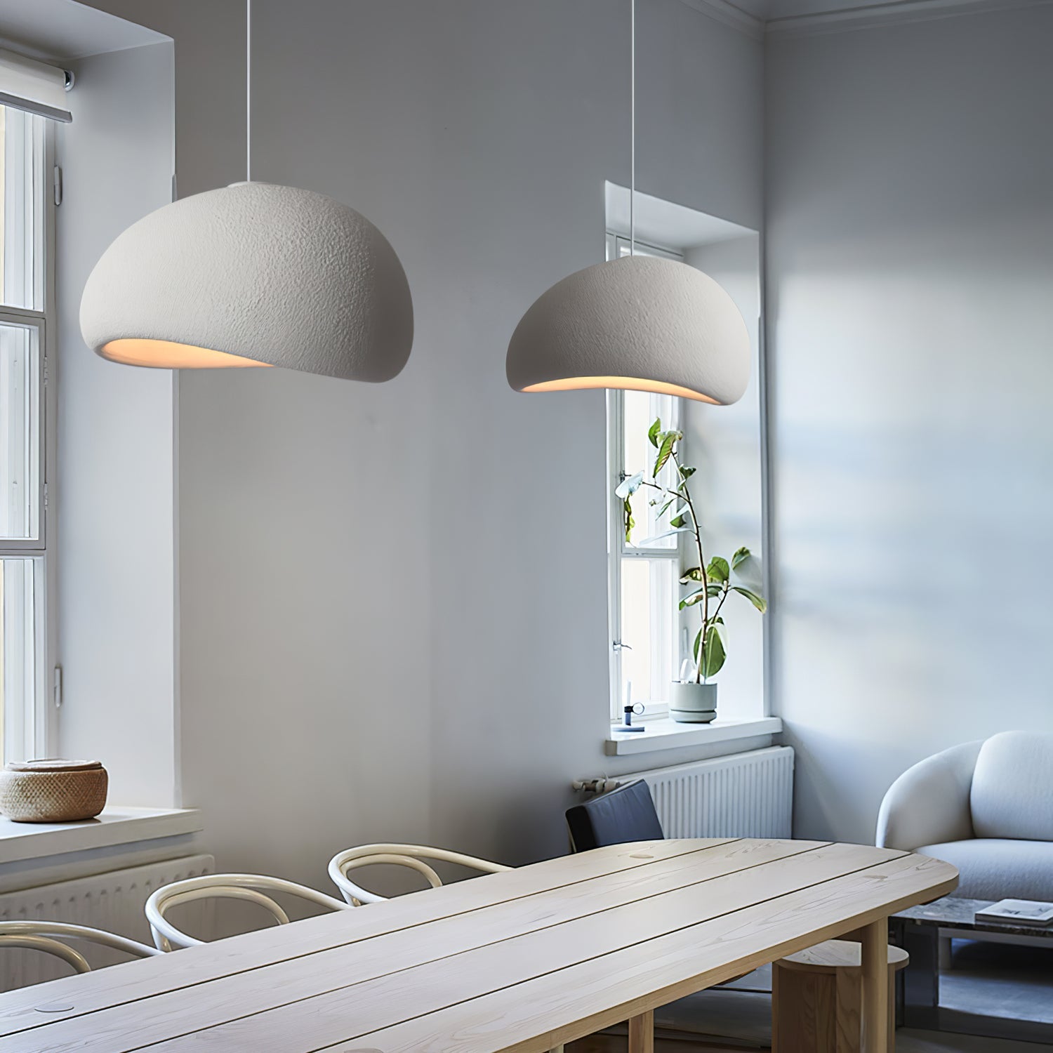 Ivinan Minimalist Cloud Style B Metal Pendant Light - Blowlighting
