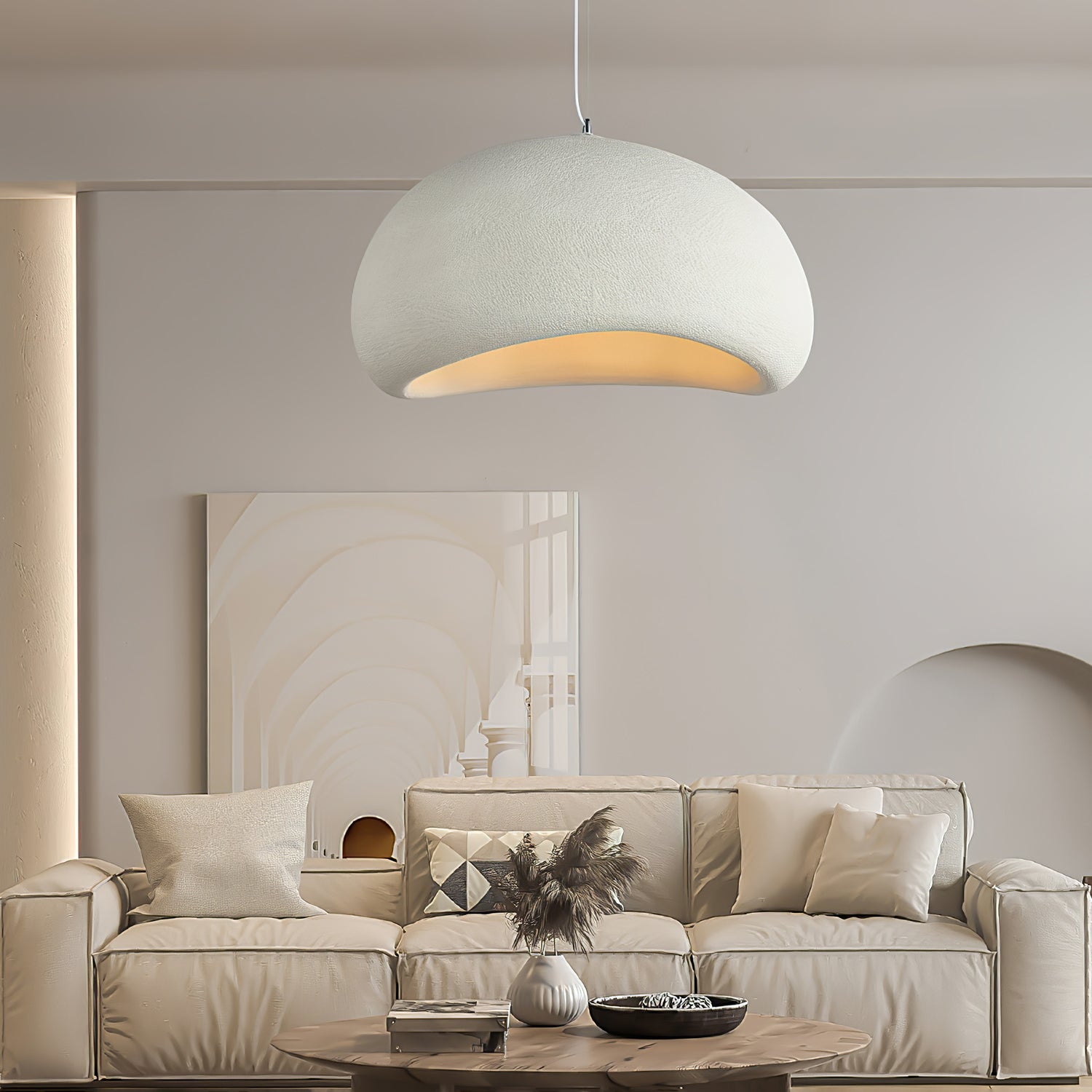 Ivinan Minimalist Cloud Style B Metal Pendant Light - Blowlighting
