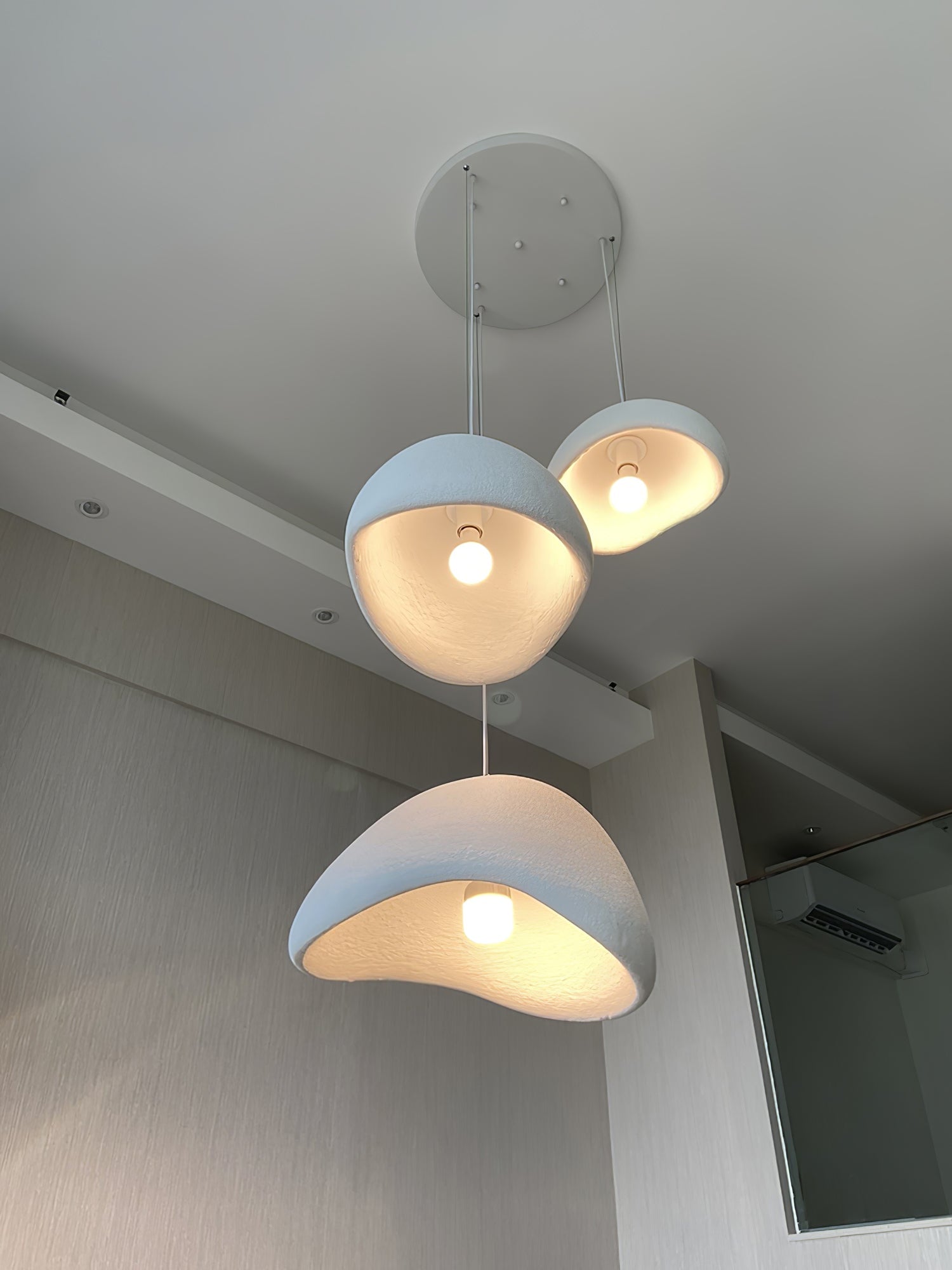 Ivinan Minimalist Cloud Style B Metal Pendant Light - Blowlighting