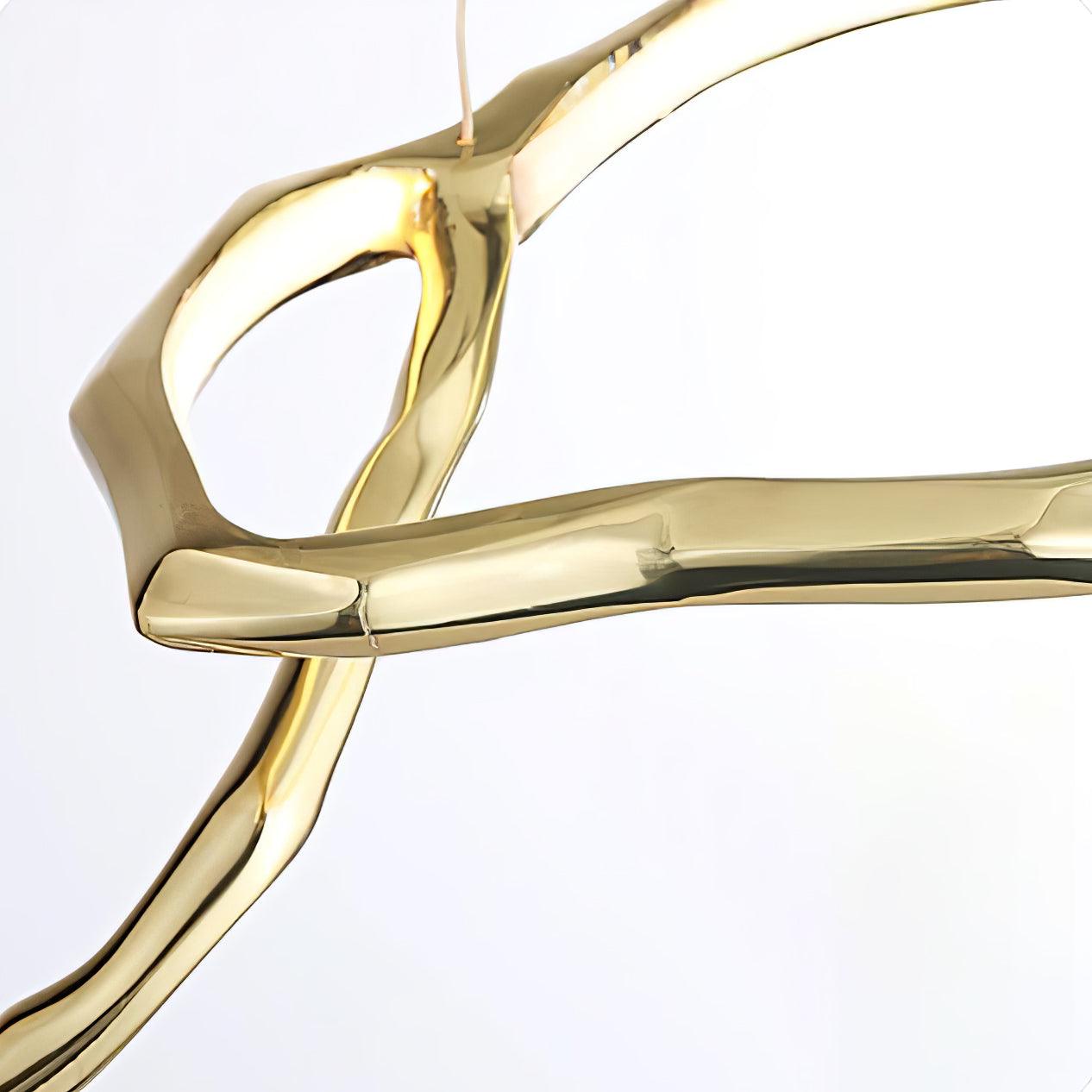 Aballs Cloud Rings Series Brass Metal Chandelier - Blowlighting