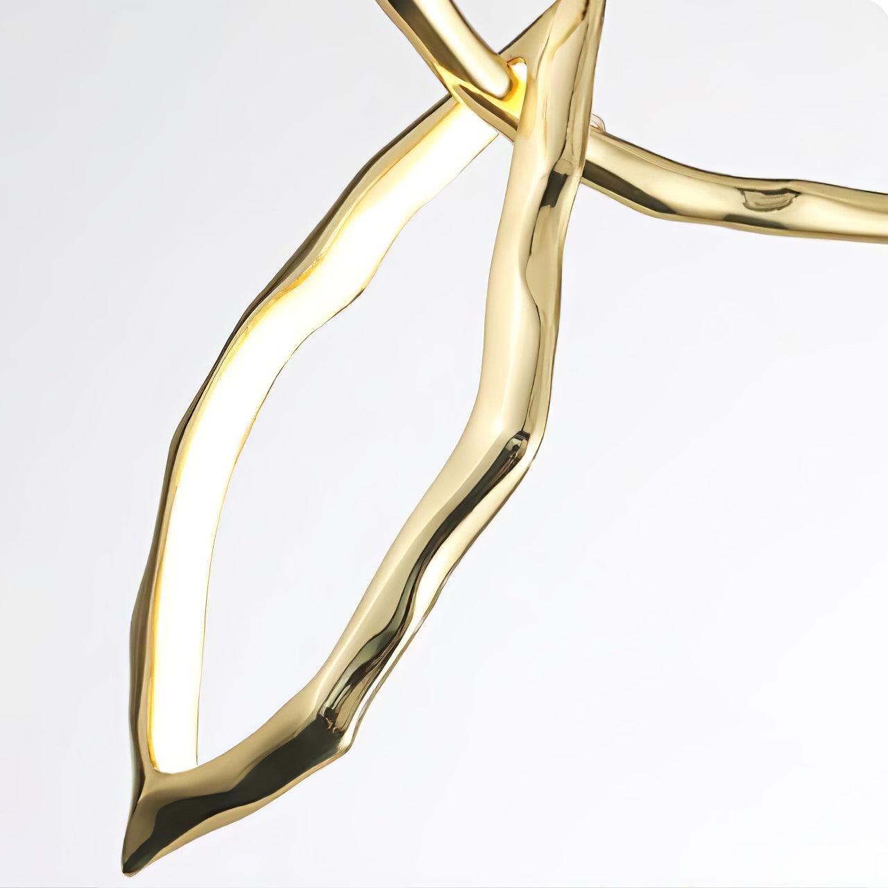 Aballs Cloud Rings Series Brass Metal Chandelier - Blowlighting