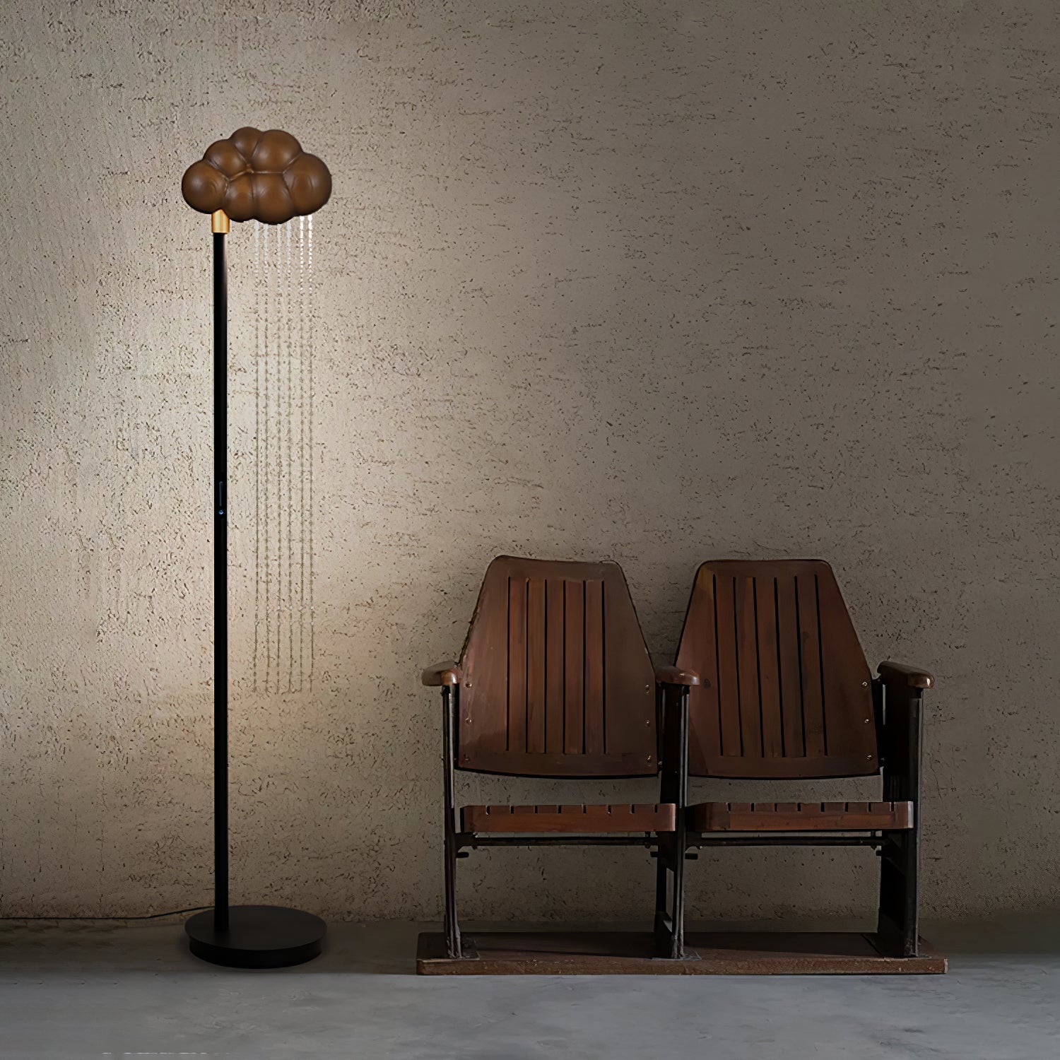 Orinyra Cloud-shaped Bronze Floor Lamp - Blowlighting