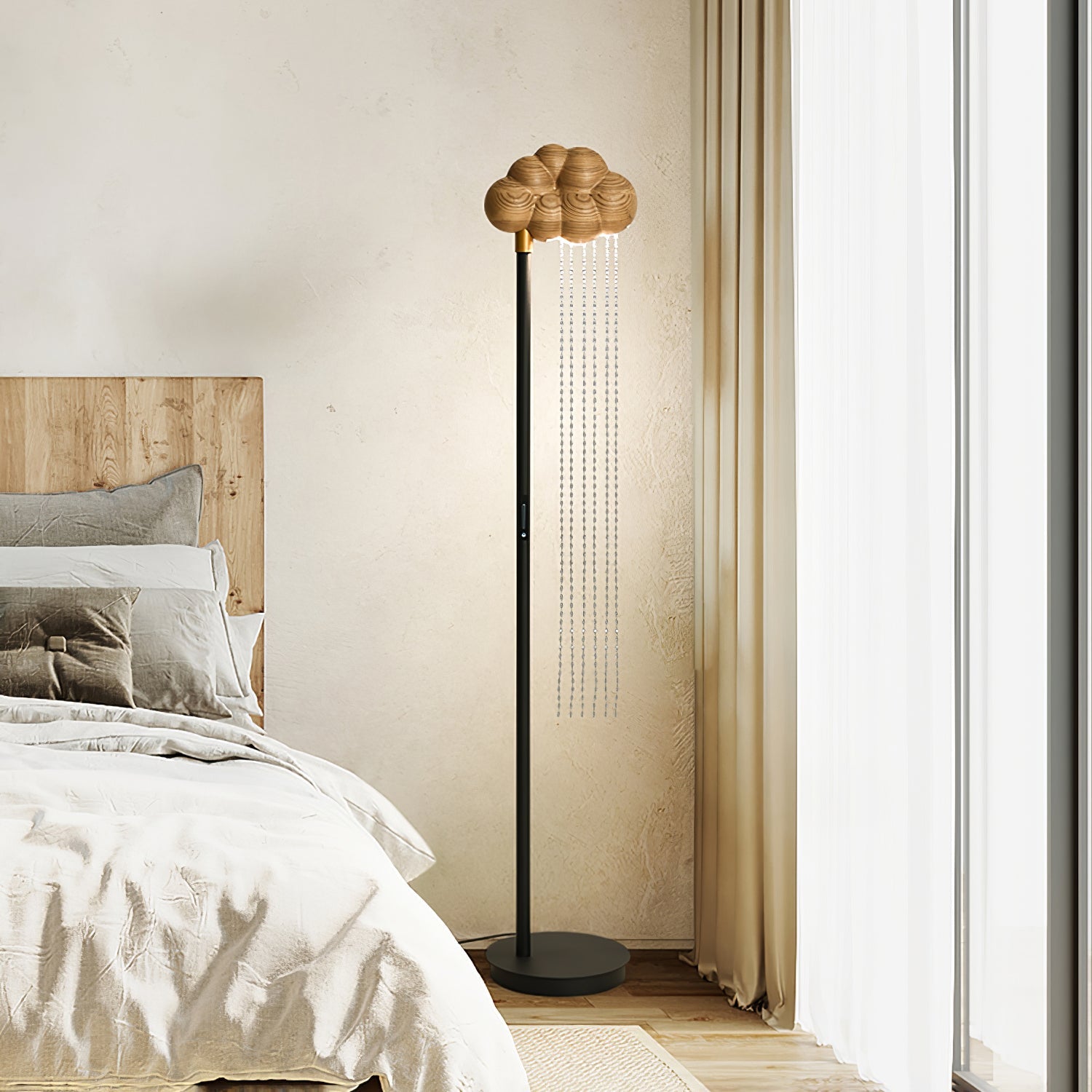 Orinyra Cloud-shaped Bronze Floor Lamp - Blowlighting