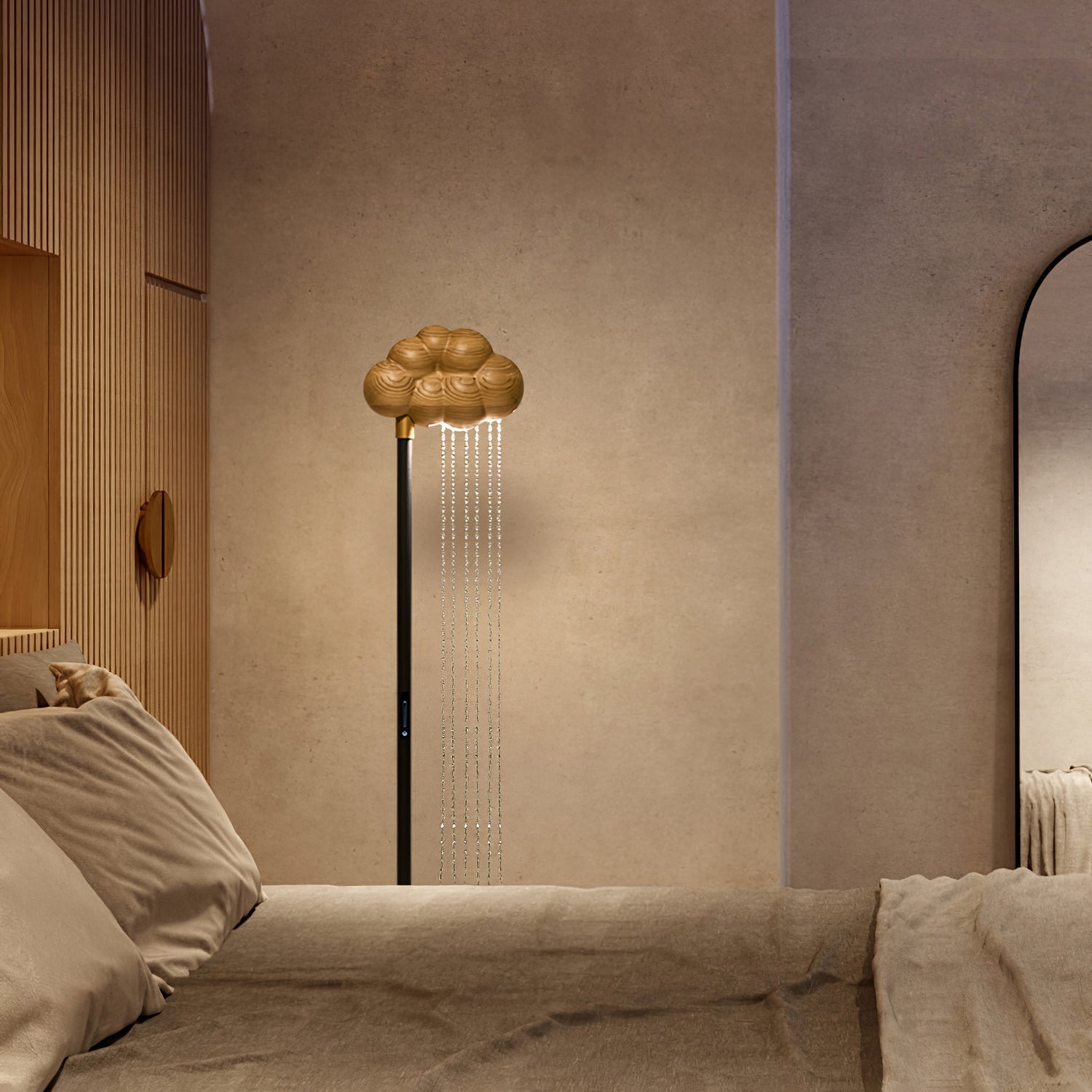 Orinyra Cloud-shaped Bronze Floor Lamp - Blowlighting