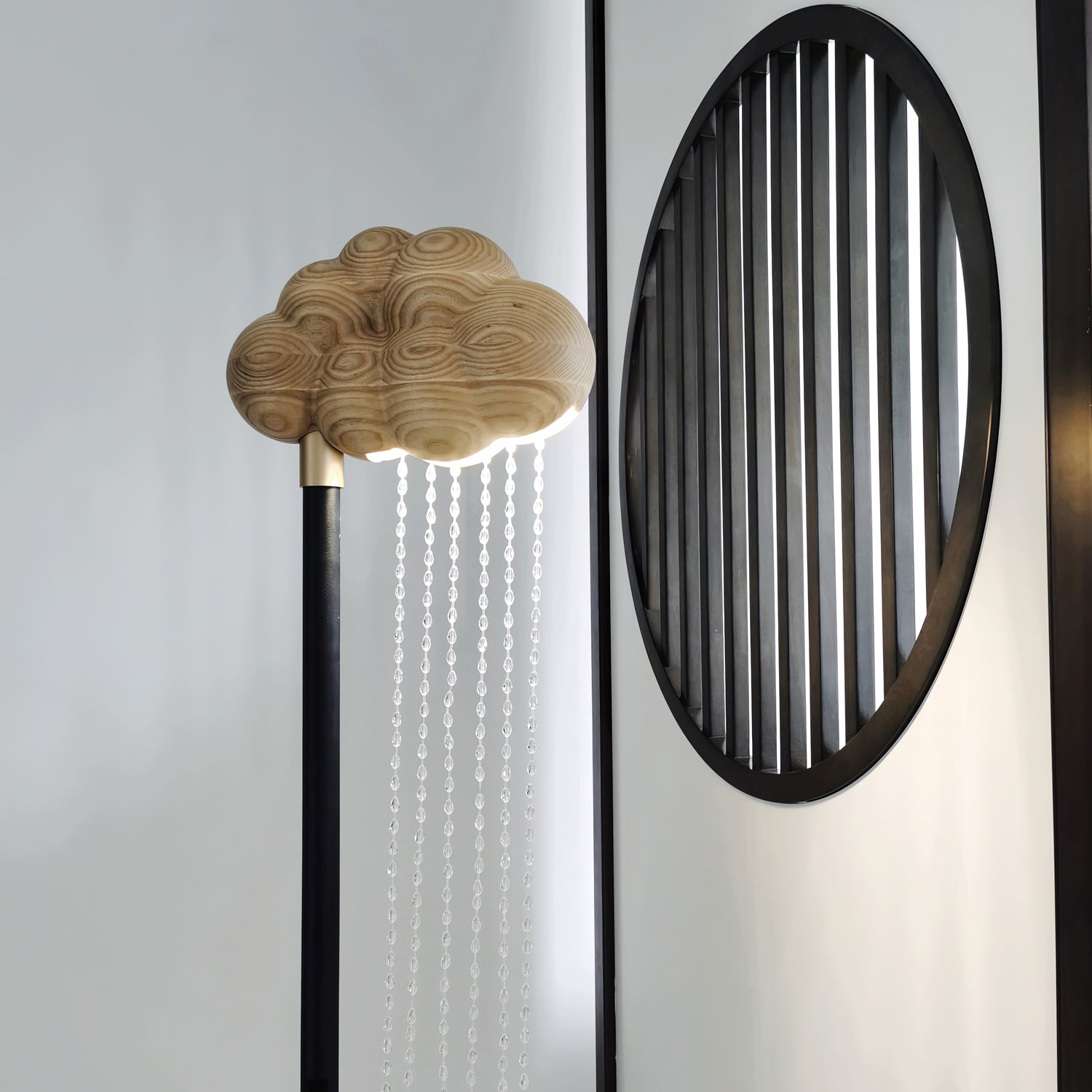 Orinyra Cloud-shaped Bronze Floor Lamp - Blowlighting