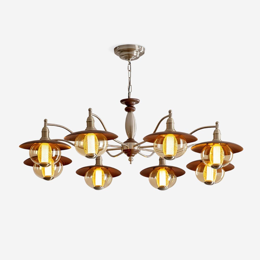 Coachlight Classic Metal Globe Chandelier