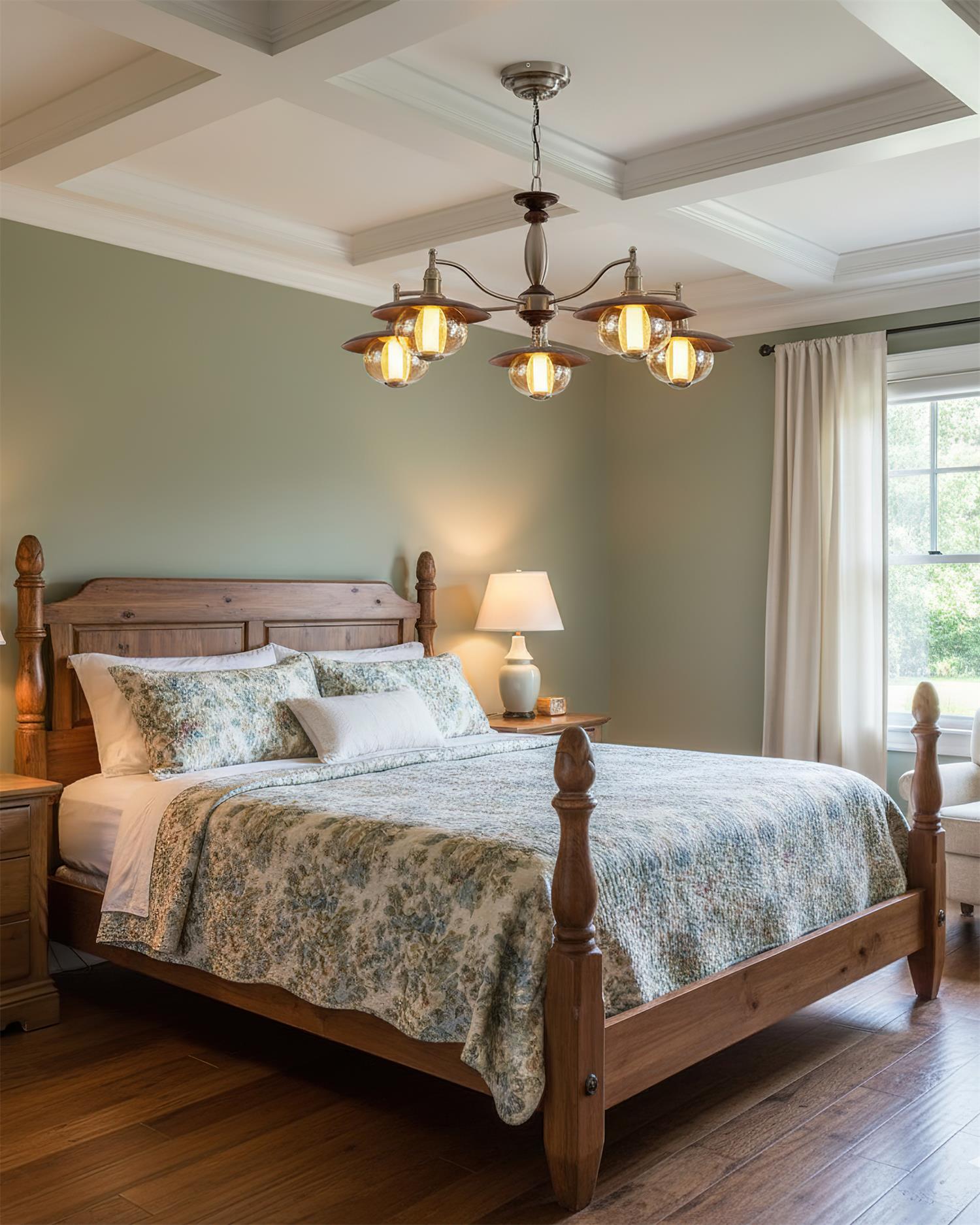 Coachlight Classic Metal Globe Chandelier