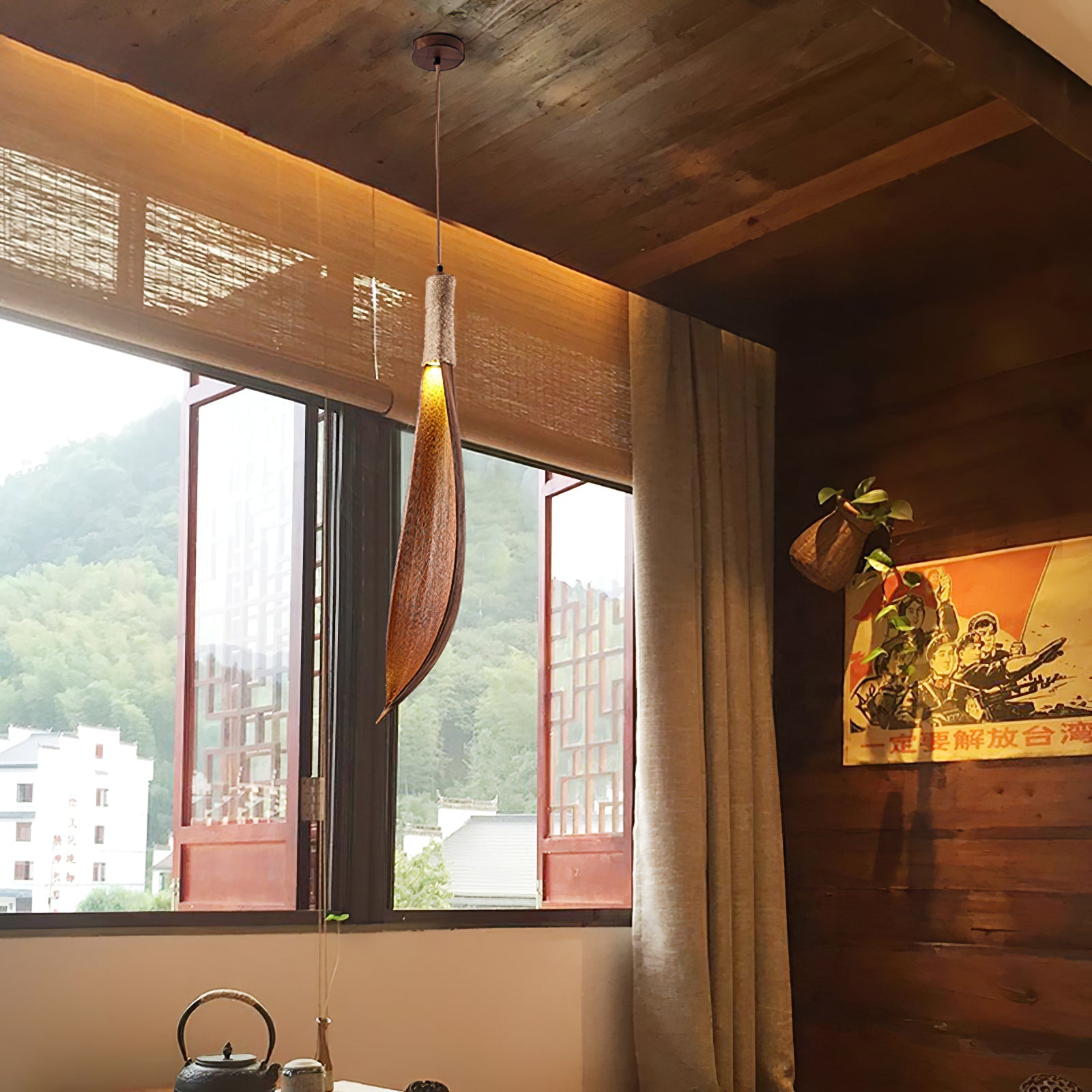 Cocoa Leaf Pendant Lamp - Blowlighting
