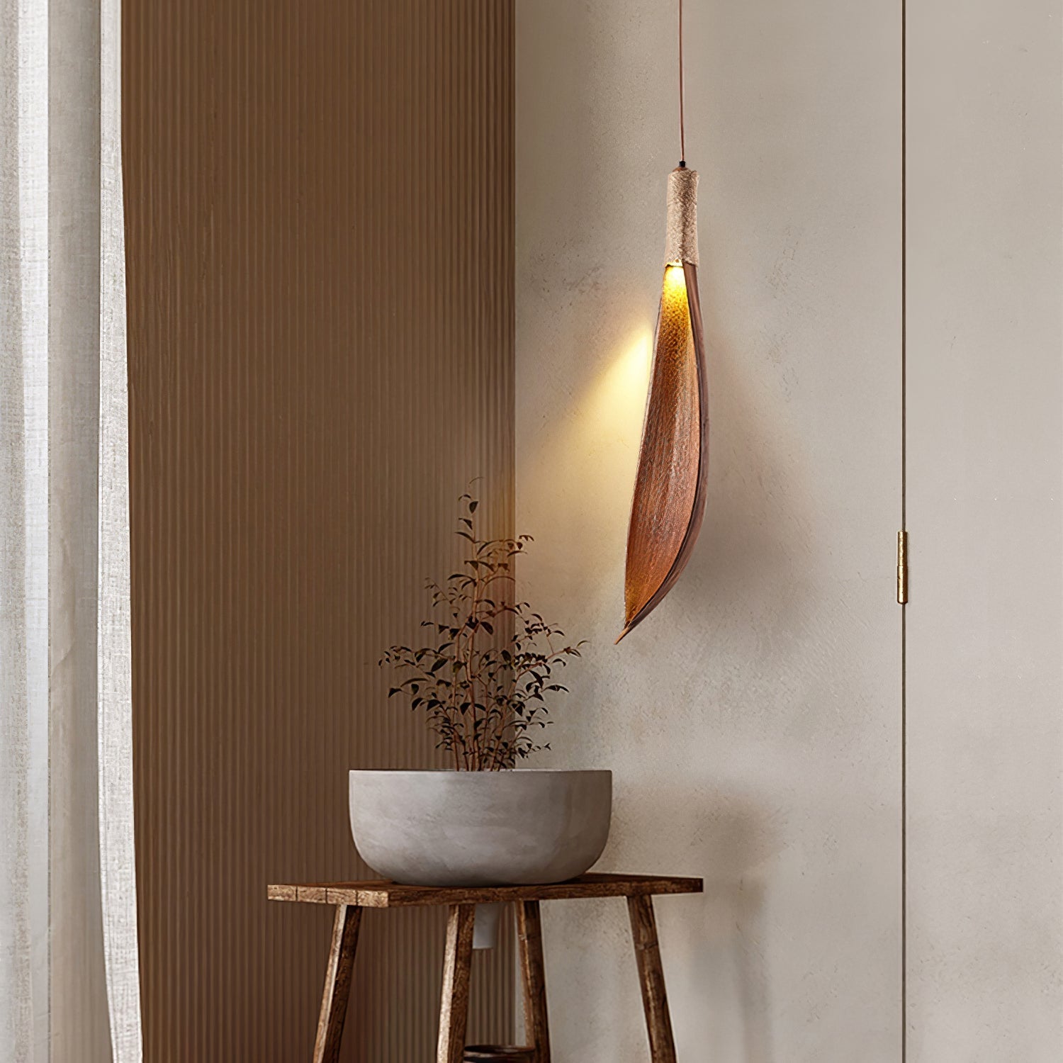 Cocoa Leaf Pendant Lamp - Blowlighting