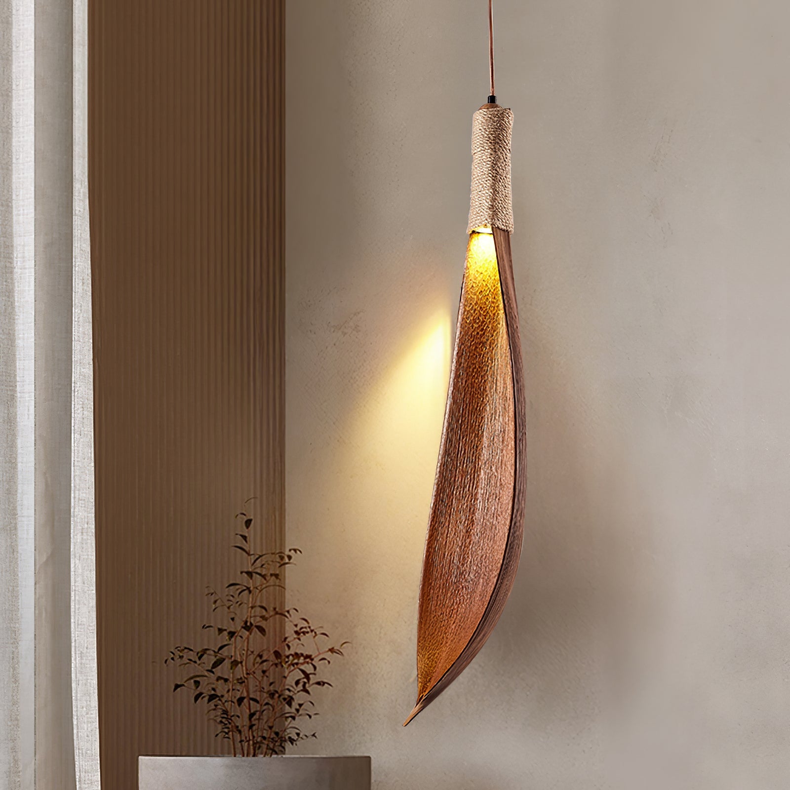Cocoa Leaf Pendant Lamp - Blowlighting