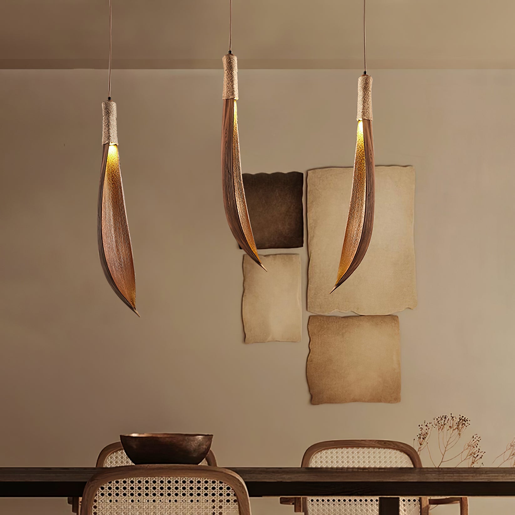 Cocoa Leaf Pendant Lamp - Blowlighting