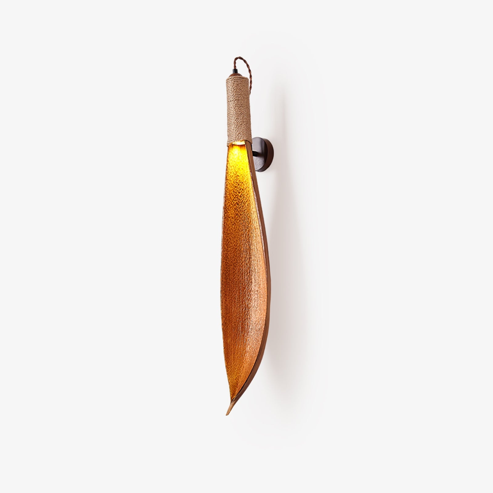 Cocoa Leaf Wall Sconce - Blowlighting