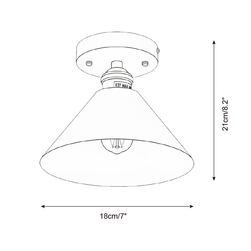 ArborLume Elegant Wood Ceiling Lamp