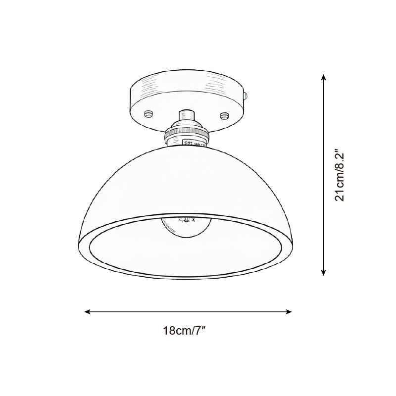 ArborLume Elegant Wood Ceiling Lamp