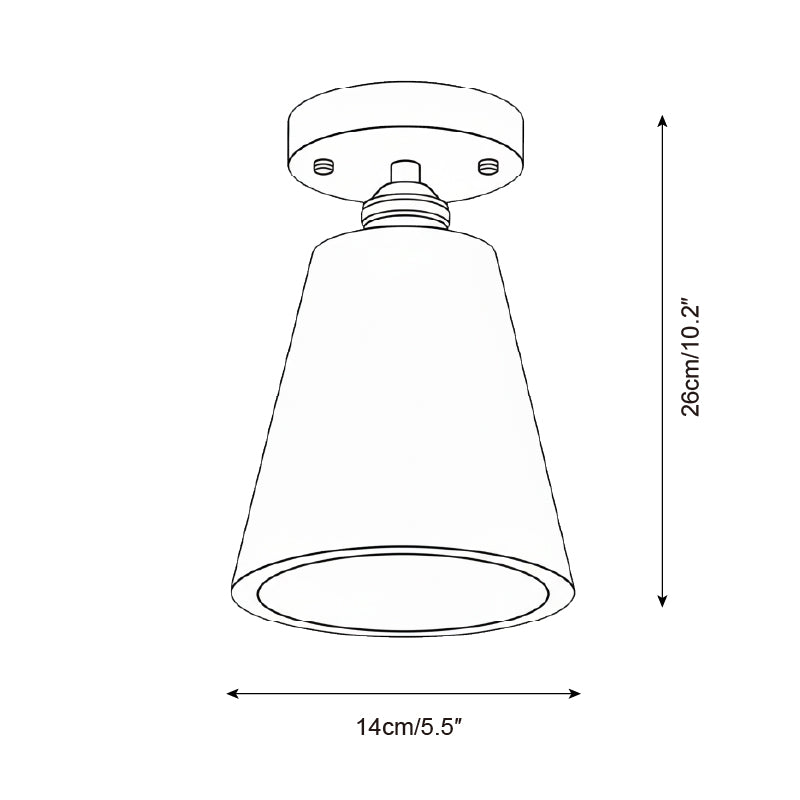 ArborLume Elegant Wood Ceiling Lamp
