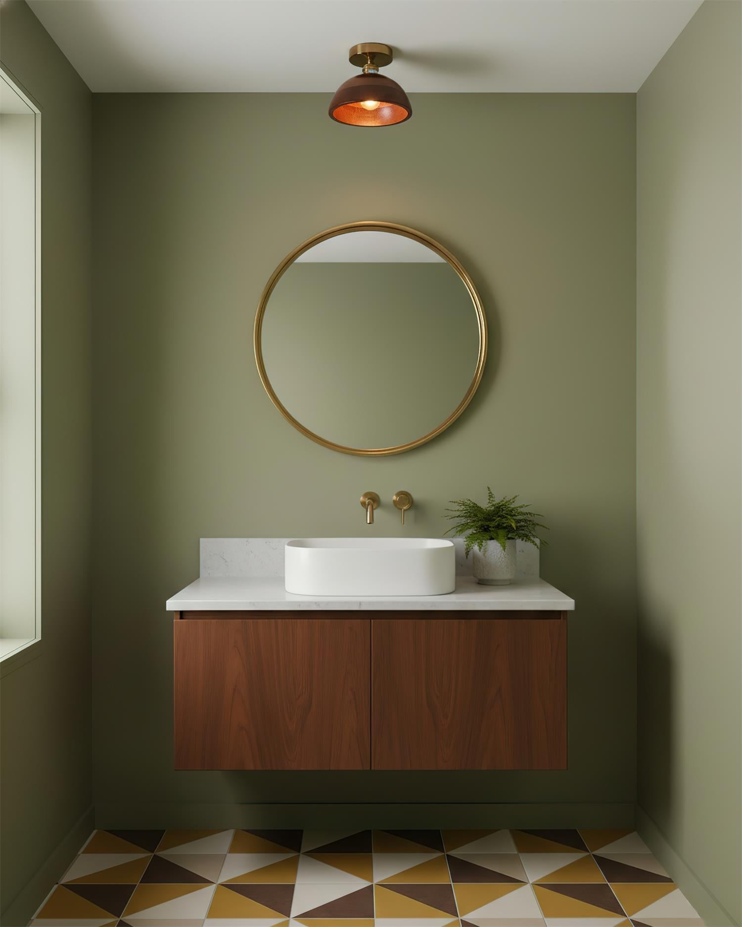 ArborLume Elegant Wood Ceiling Lamp