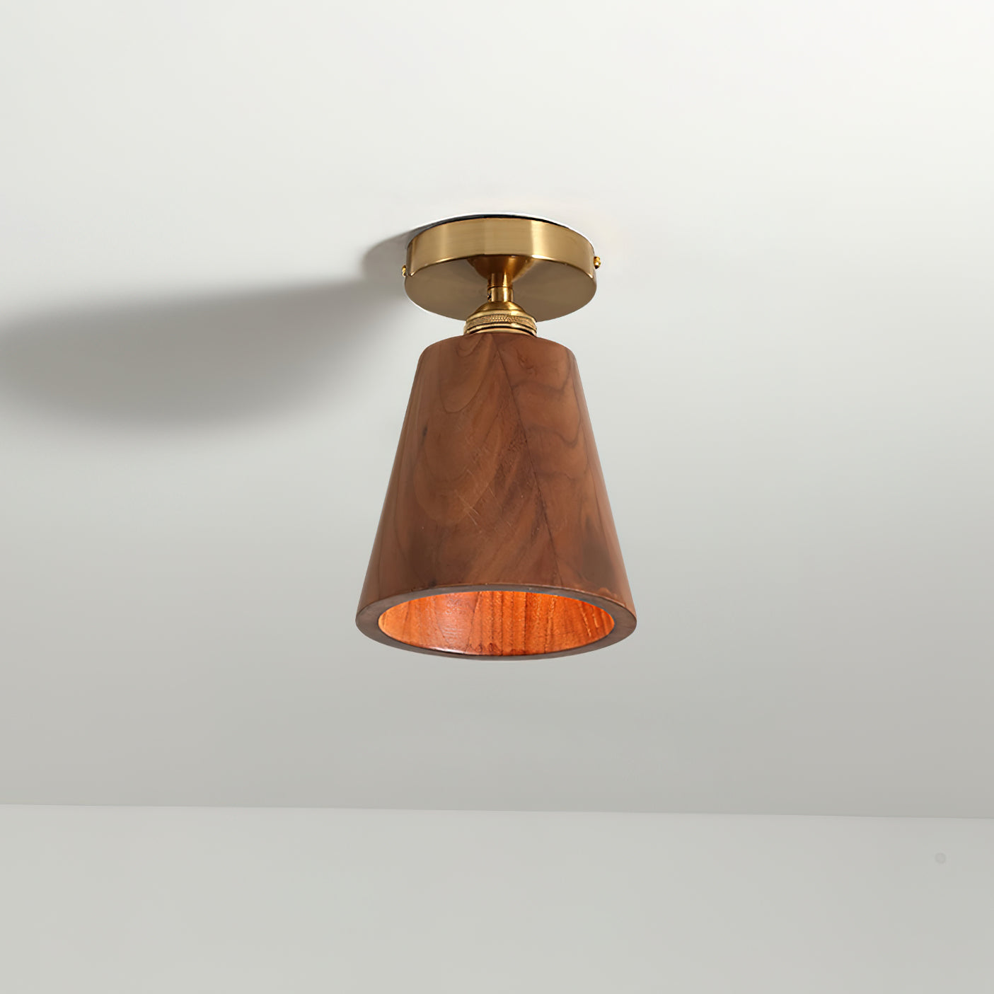 ArborLume Elegant Wood Ceiling Lamp