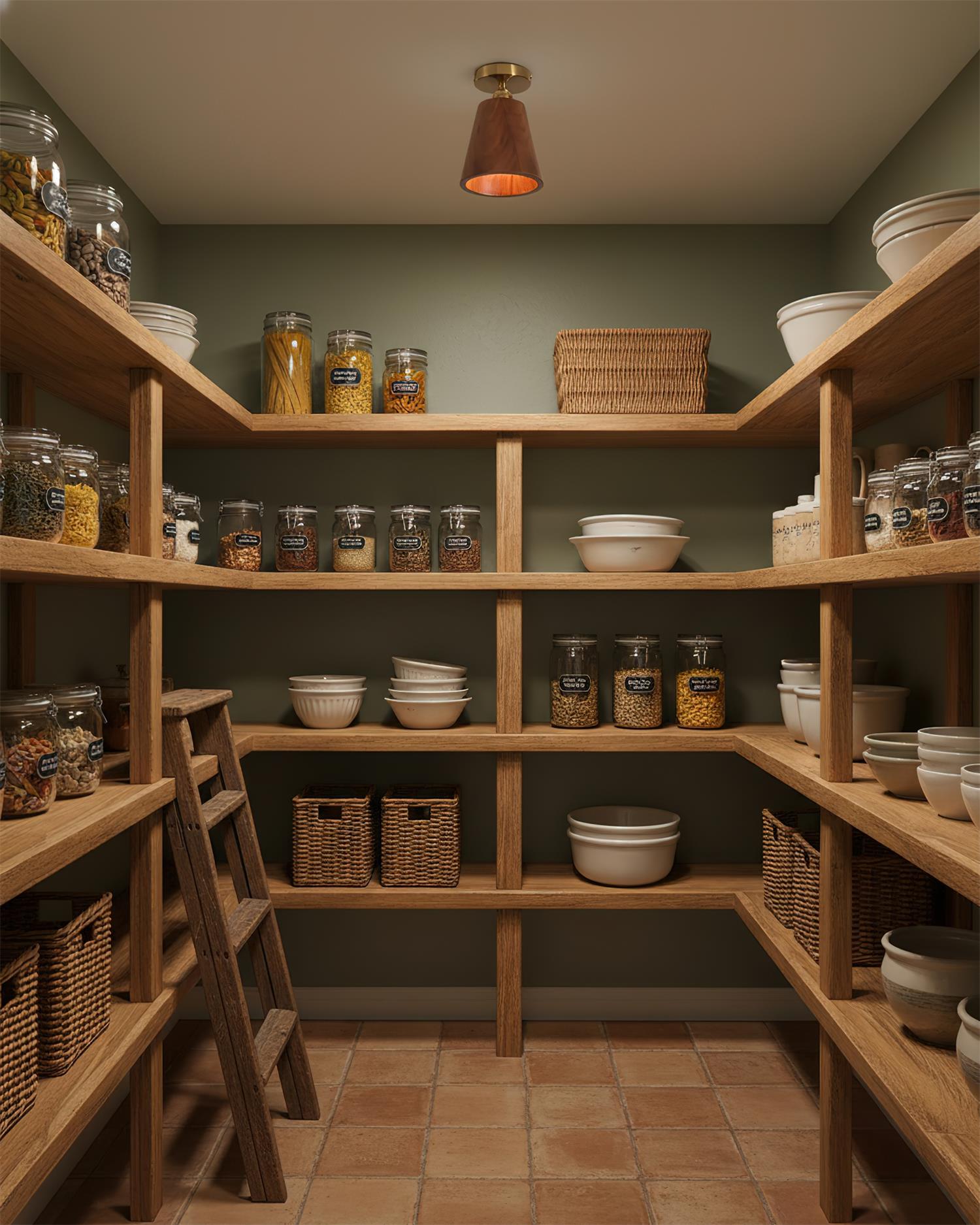 ArborLume Elegant Wood Ceiling Lamp