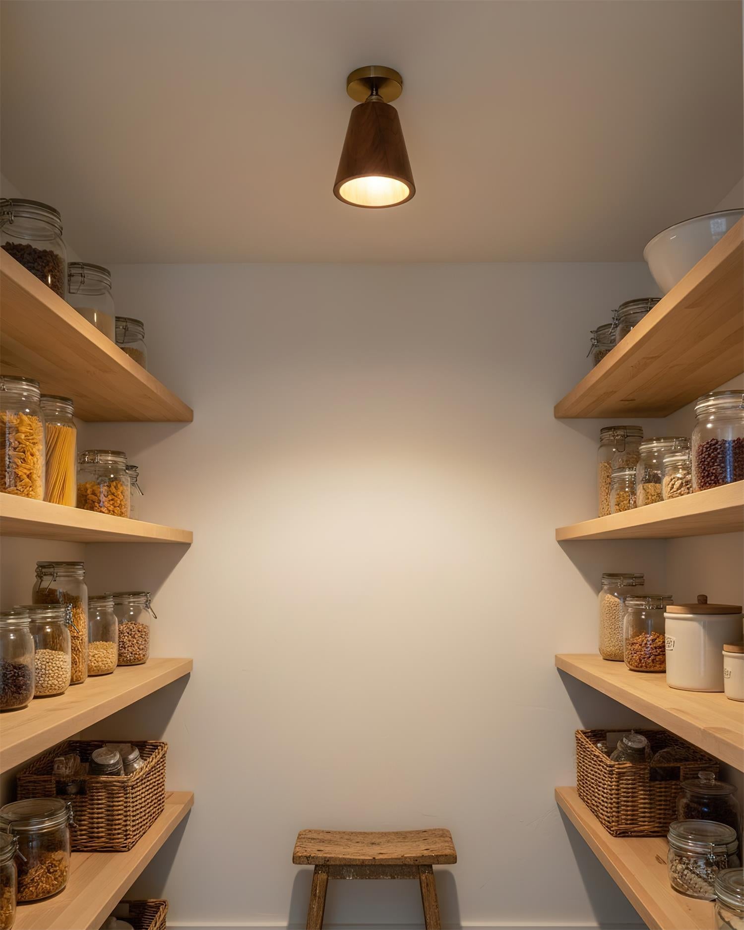 ArborLume Elegant Wood Ceiling Lamp