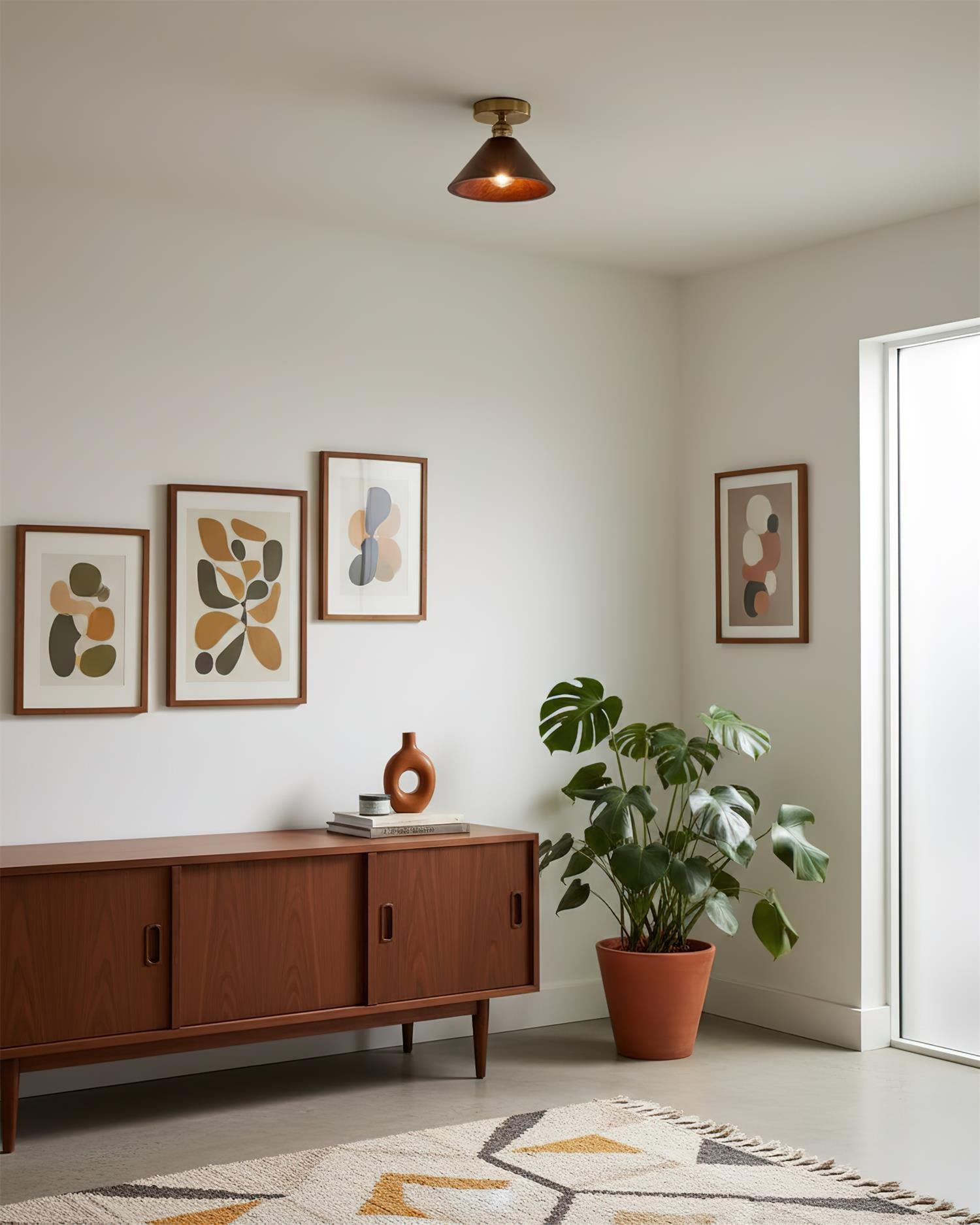 ArborLume Elegant Wood Ceiling Lamp