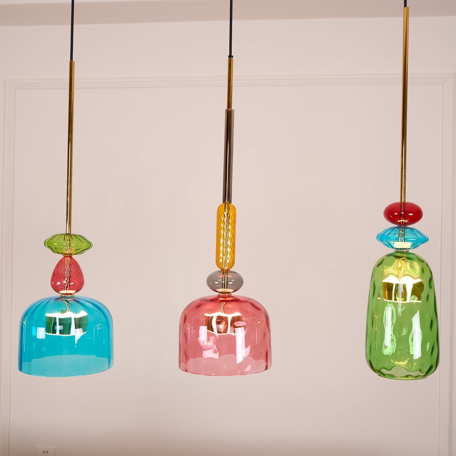 Muse Bohemian Glass Pendant Lamp - Blowlighting
