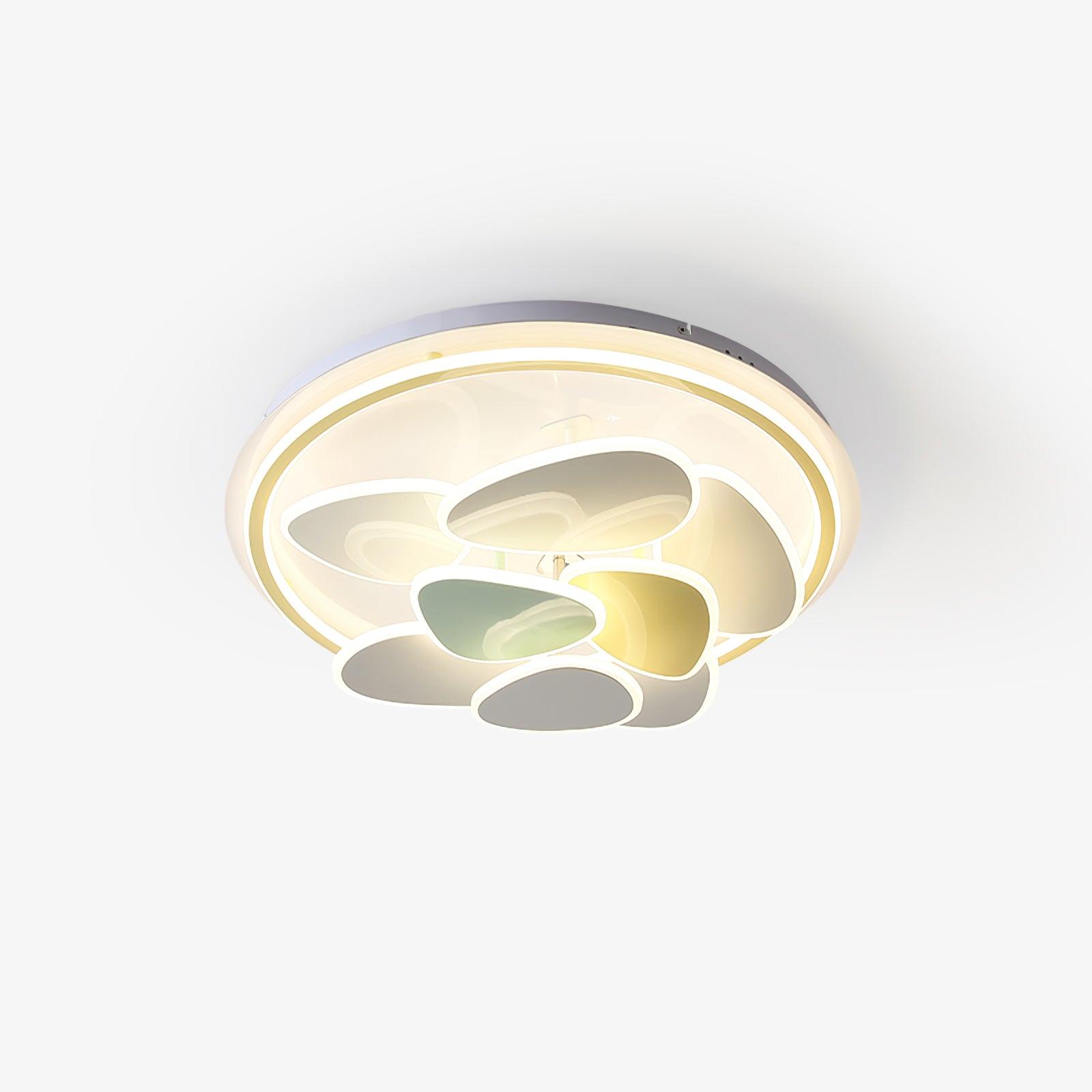 Colorful Cloud Round Ceiling Lamp - Blowlighting