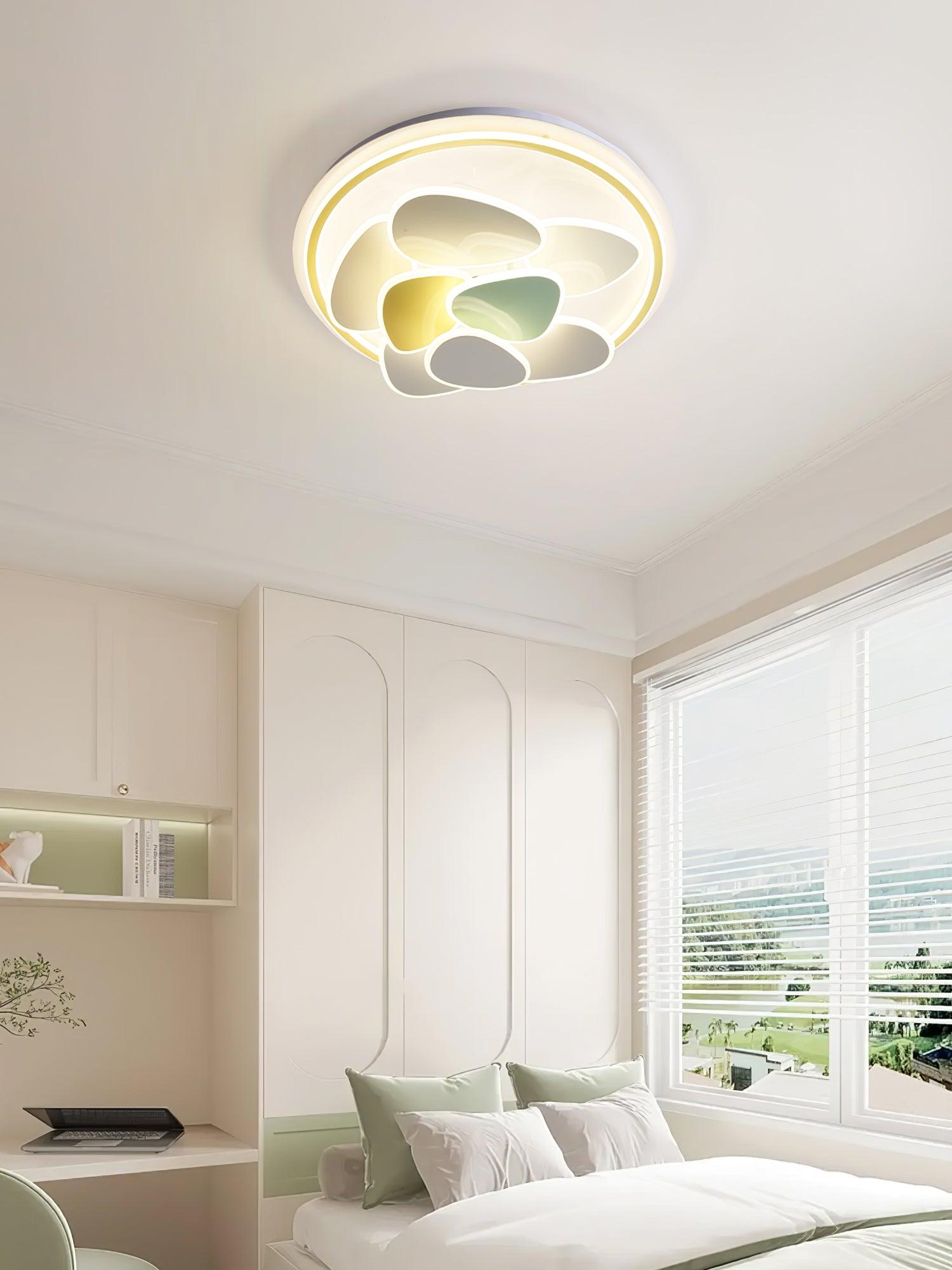 Colorful Cloud Round Ceiling Lamp - Blowlighting
