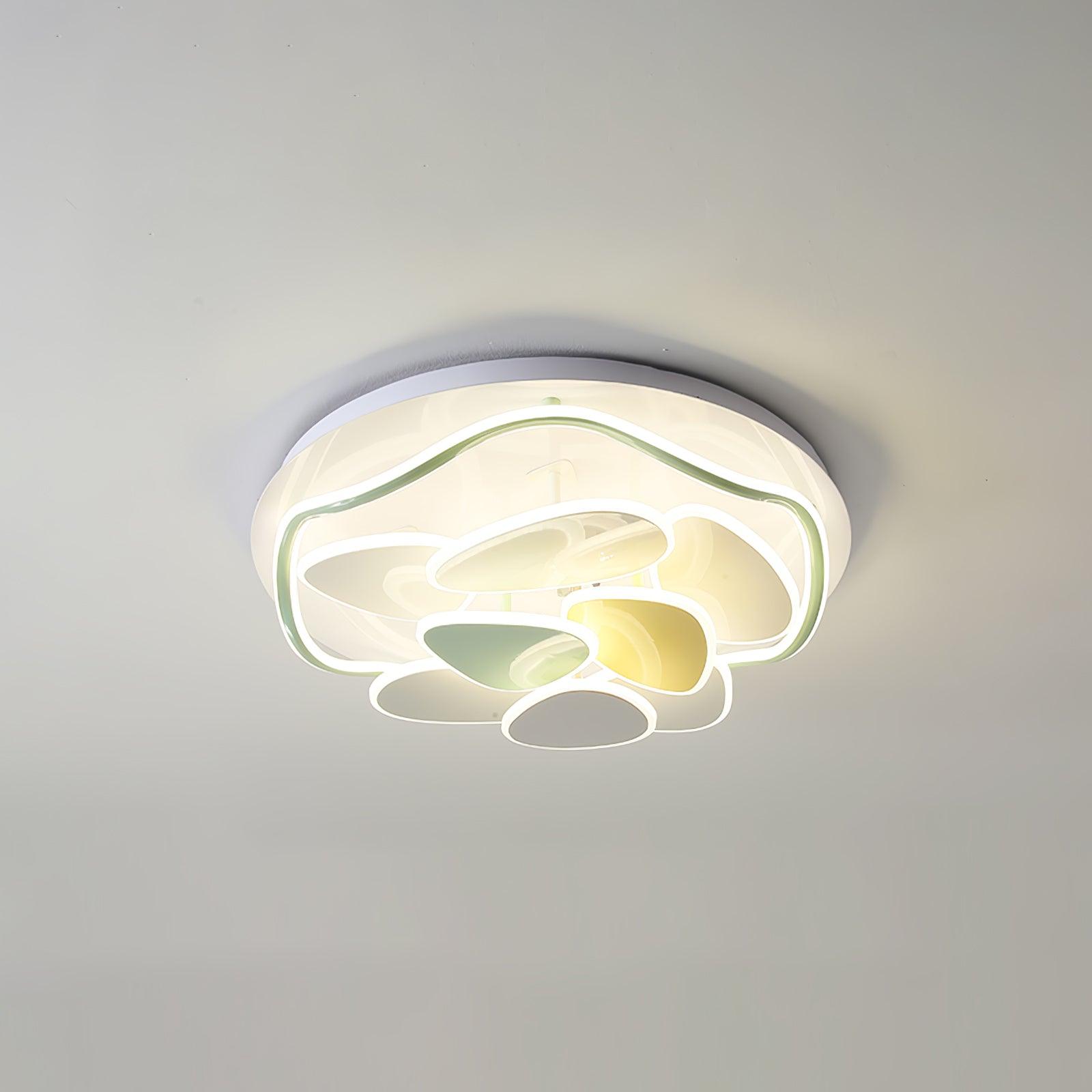 Colorful Cloud Round Ceiling Lamp - Blowlighting
