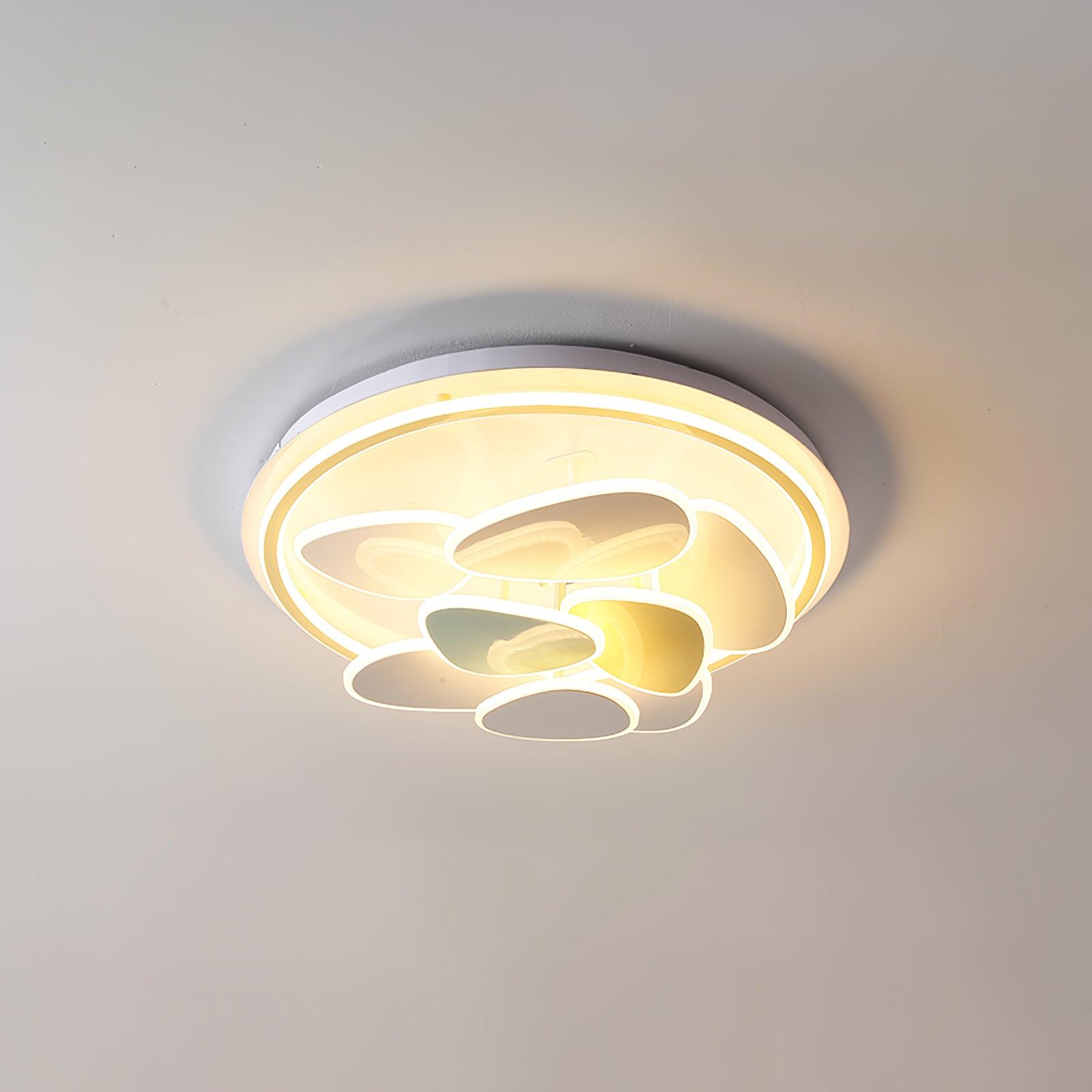Colorful Cloud Round Ceiling Lamp - Blowlighting