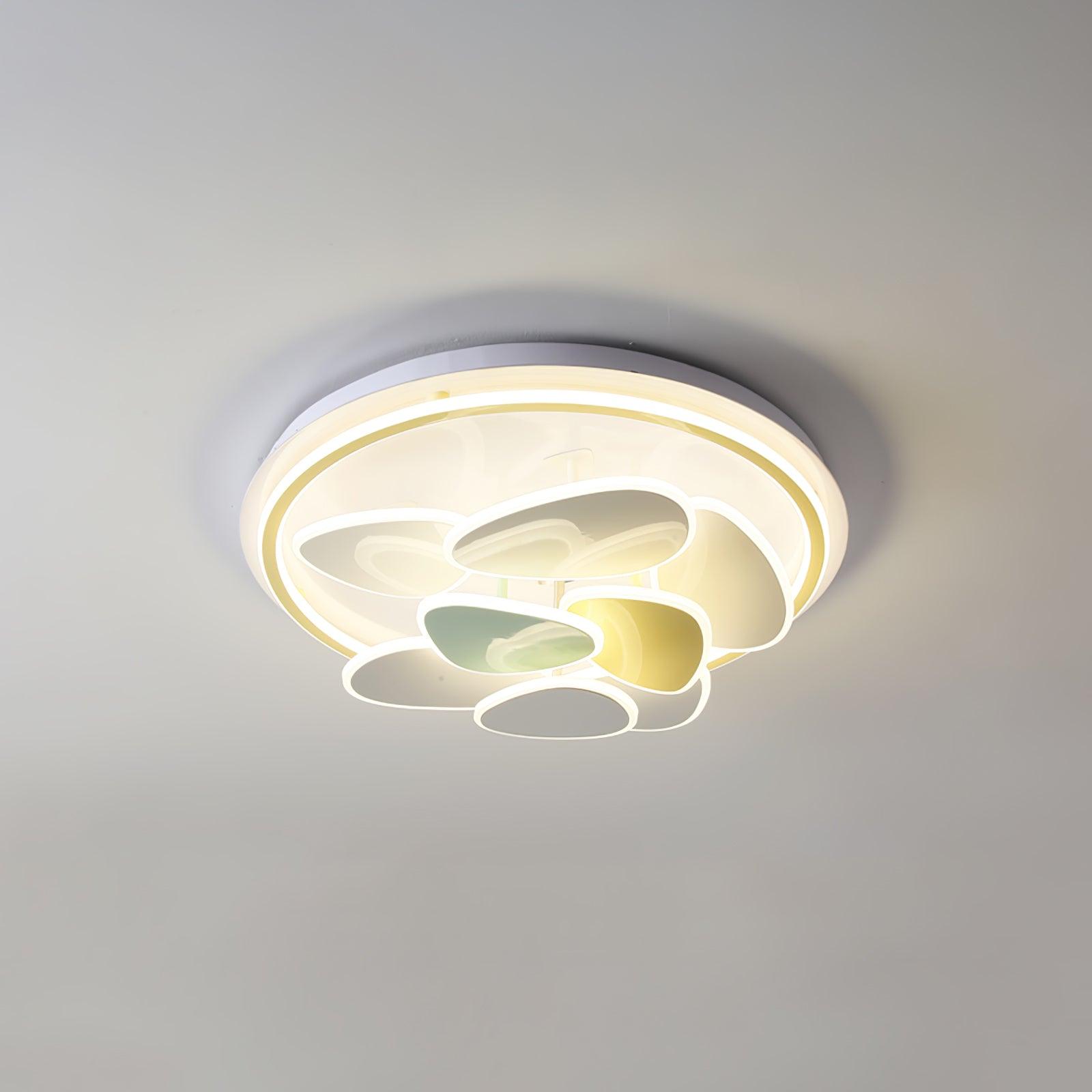 Colorful Cloud Round Ceiling Lamp - Blowlighting