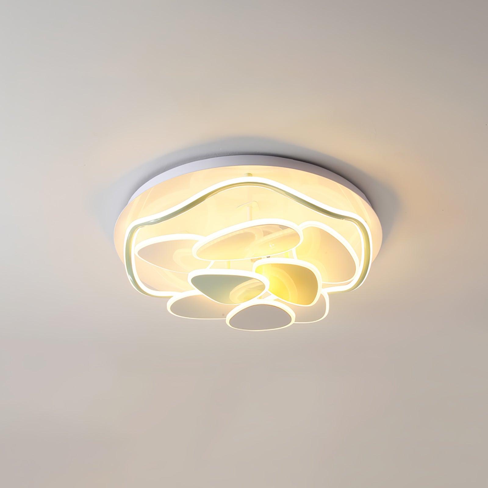 Colorful Cloud Round Ceiling Lamp - Blowlighting