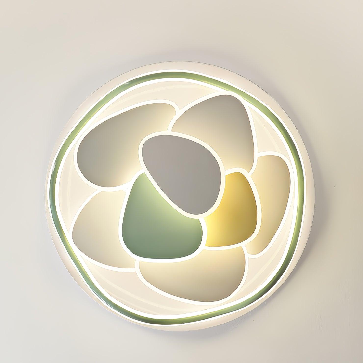 Colorful Cloud Round Ceiling Lamp - Blowlighting