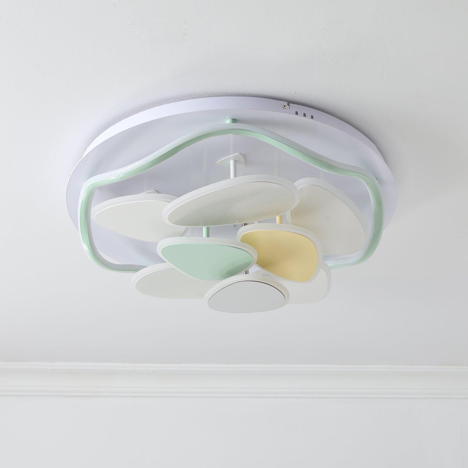 Colorful Cloud Round Ceiling Lamp - Blowlighting