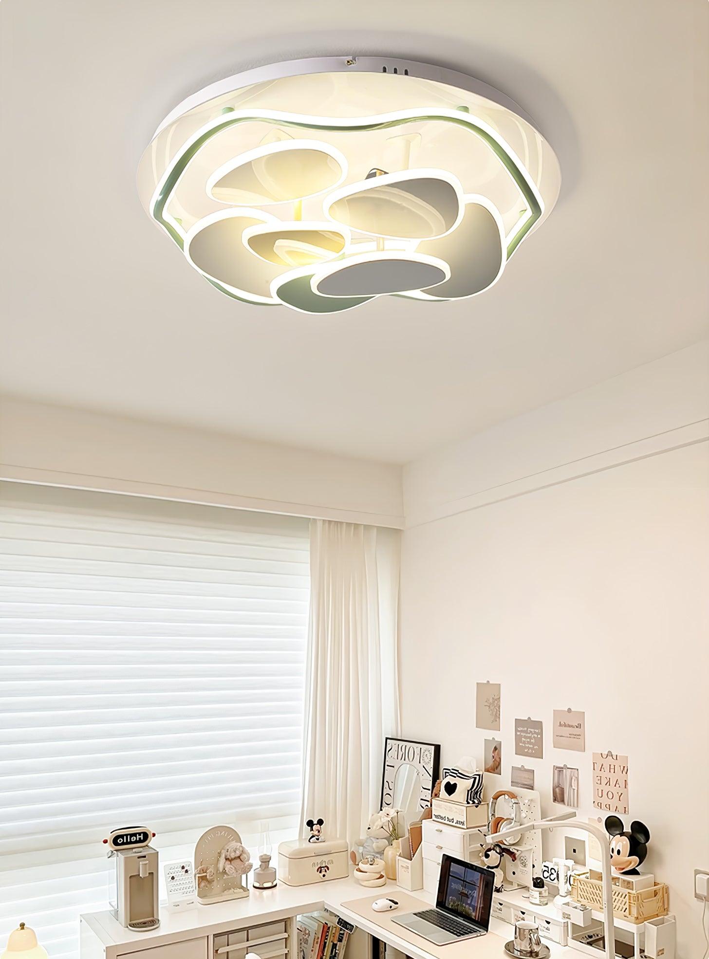 Colorful Cloud Round Ceiling Lamp - Blowlighting