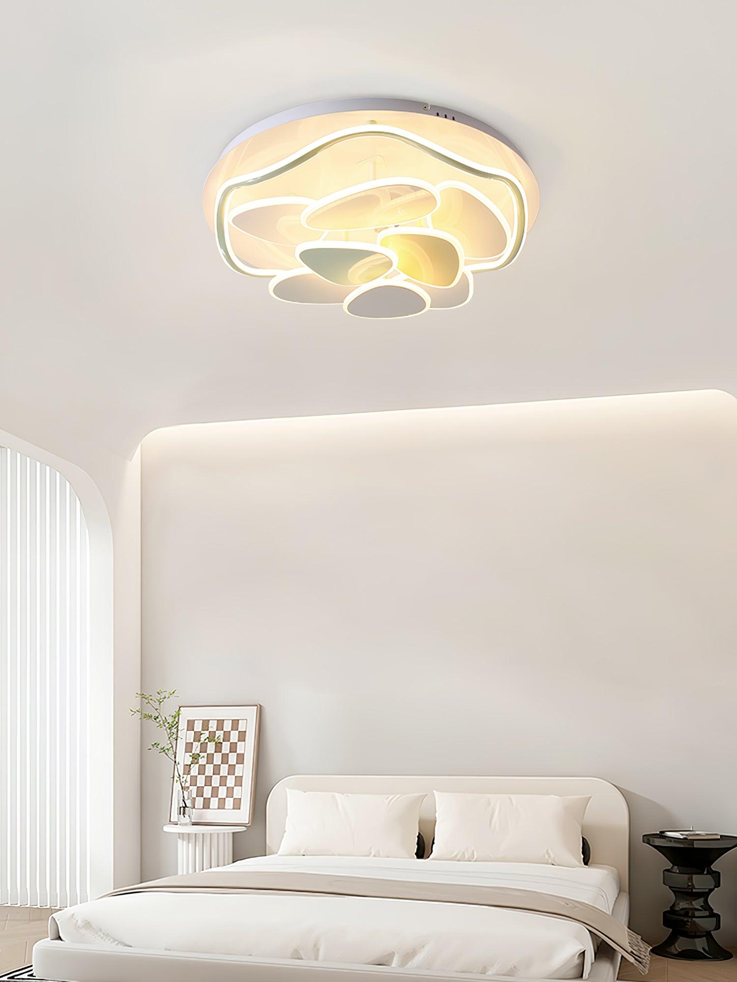 Colorful Cloud Round Ceiling Lamp - Blowlighting