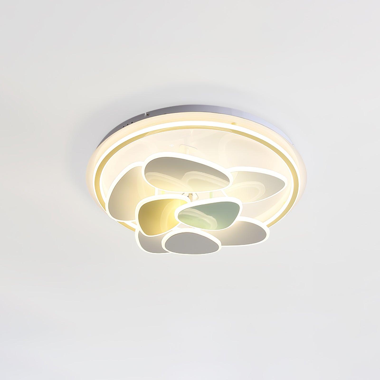 Colorful Cloud Round Ceiling Lamp - Blowlighting