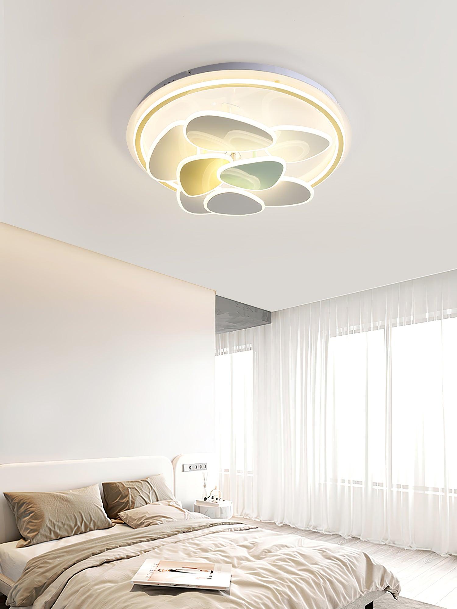 Colorful Cloud Round Ceiling Lamp - Blowlighting