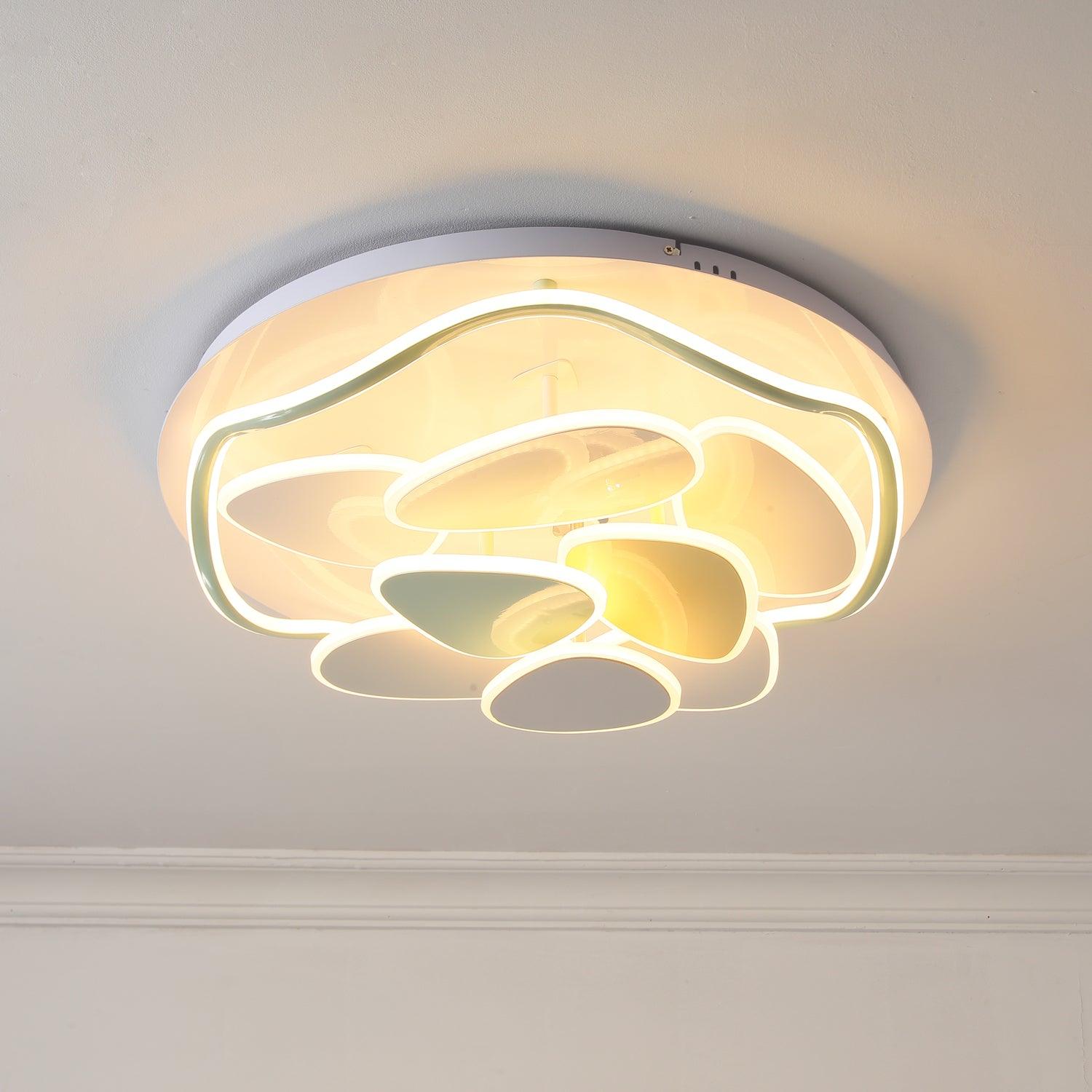 Colorful Cloud Round Ceiling Lamp - Blowlighting