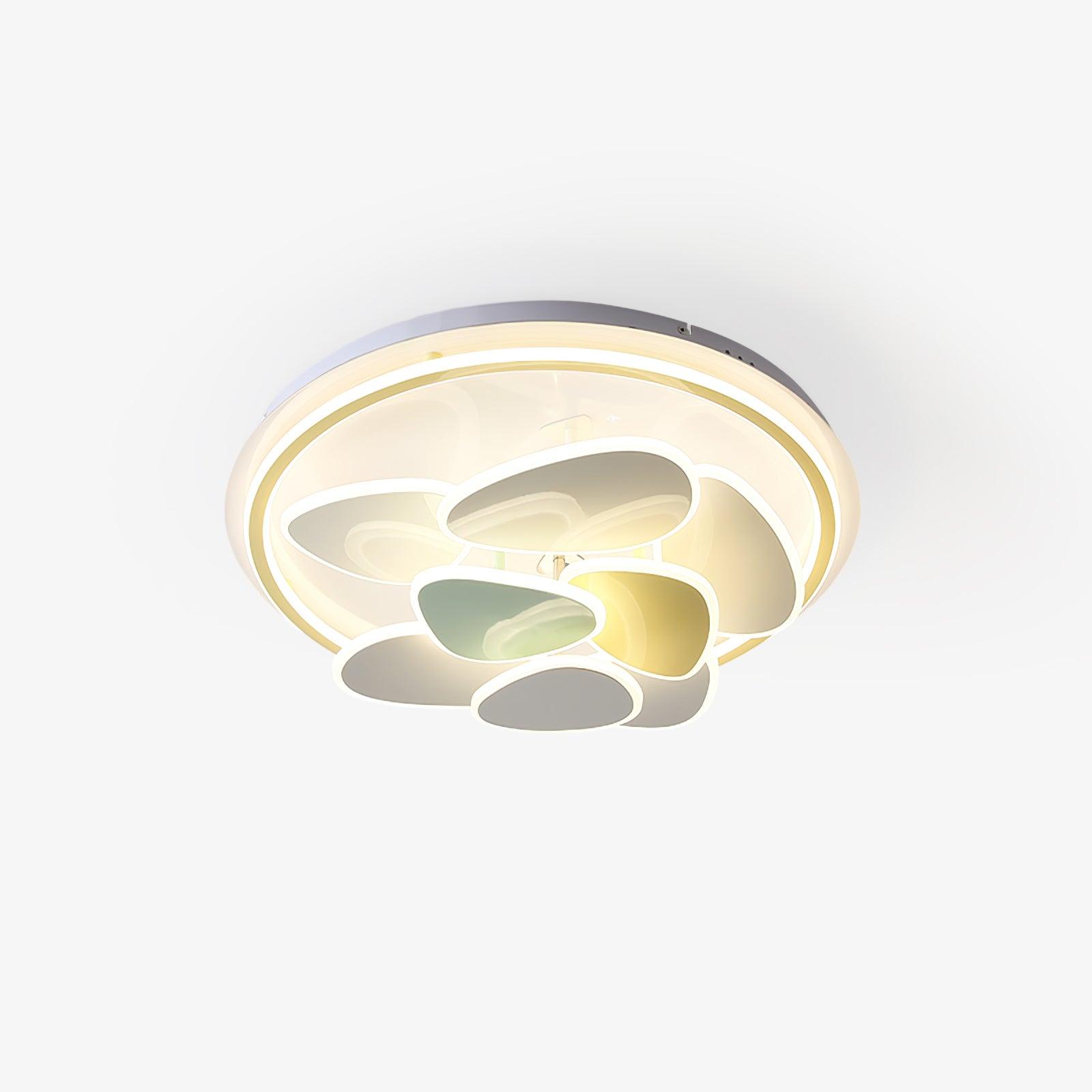 Colorful Cloud Round Ceiling Lamp - Blowlighting
