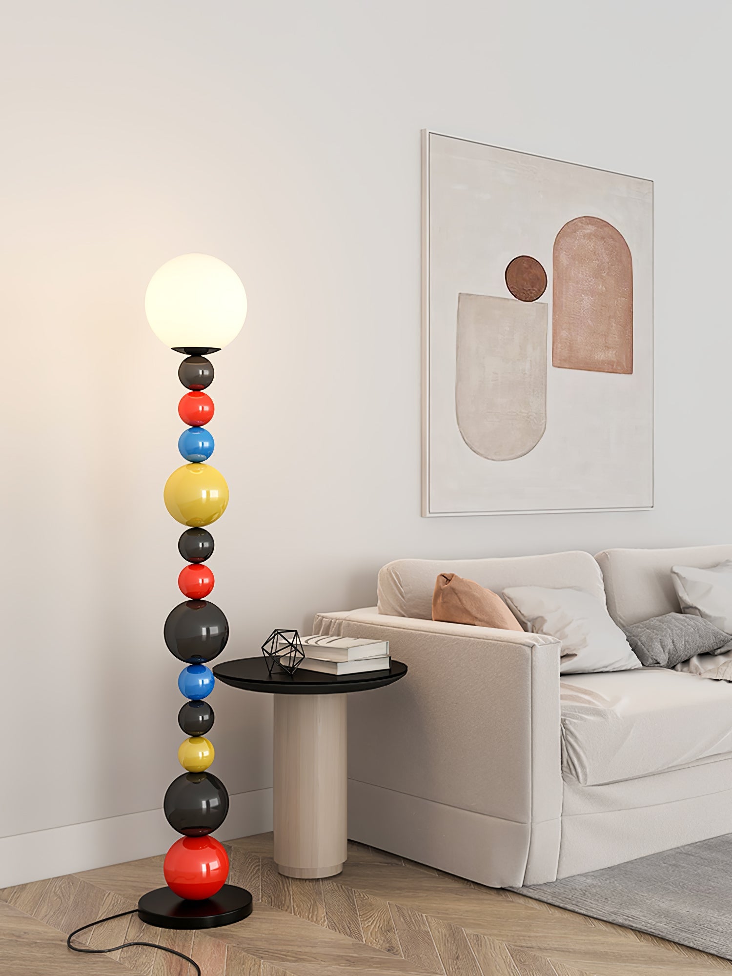 Colorful Round Ball Floor Lamp - Blowlighting